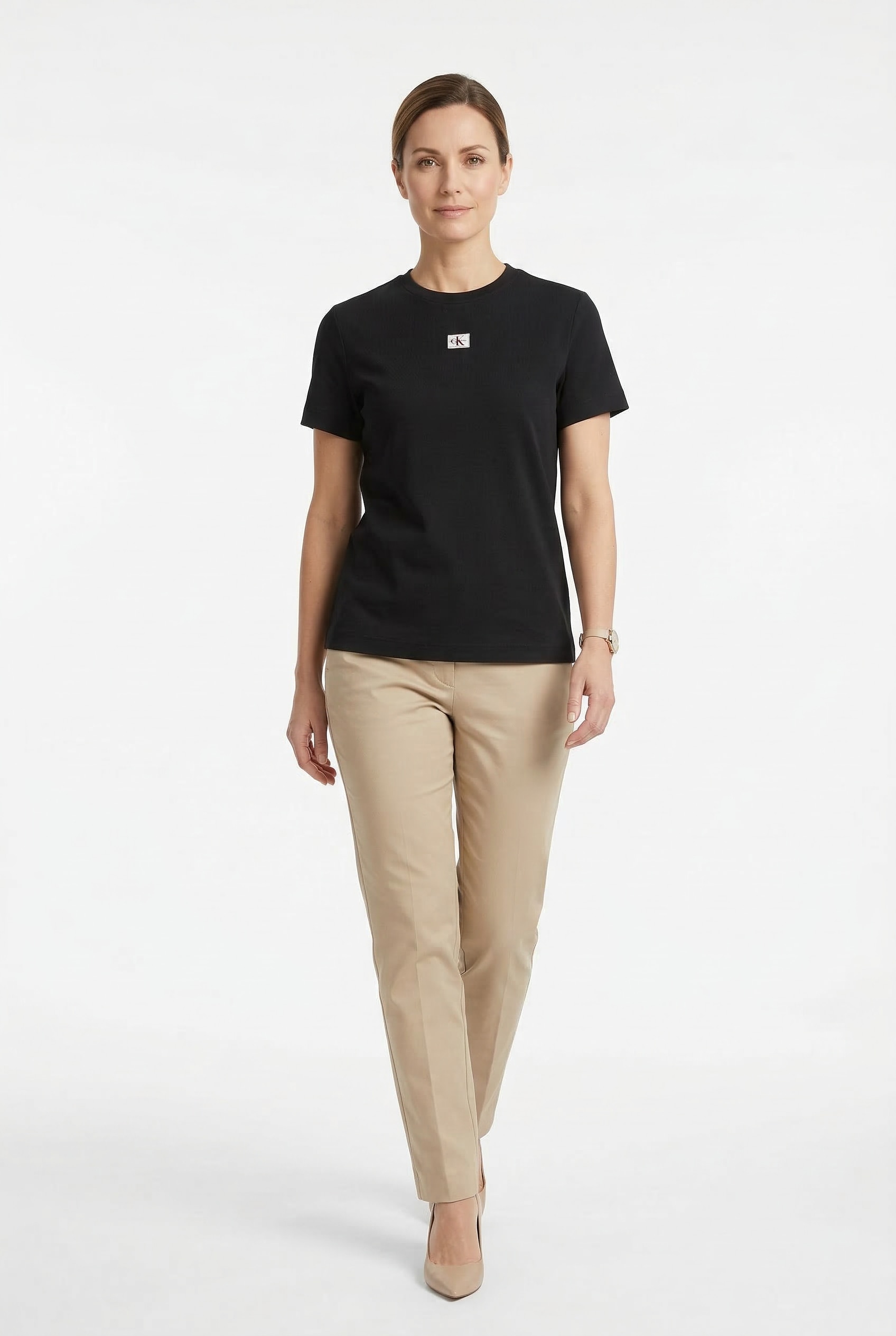 Calvin Klein Jeans T-Shirt Regular fit mit Rundhalsausschnitt