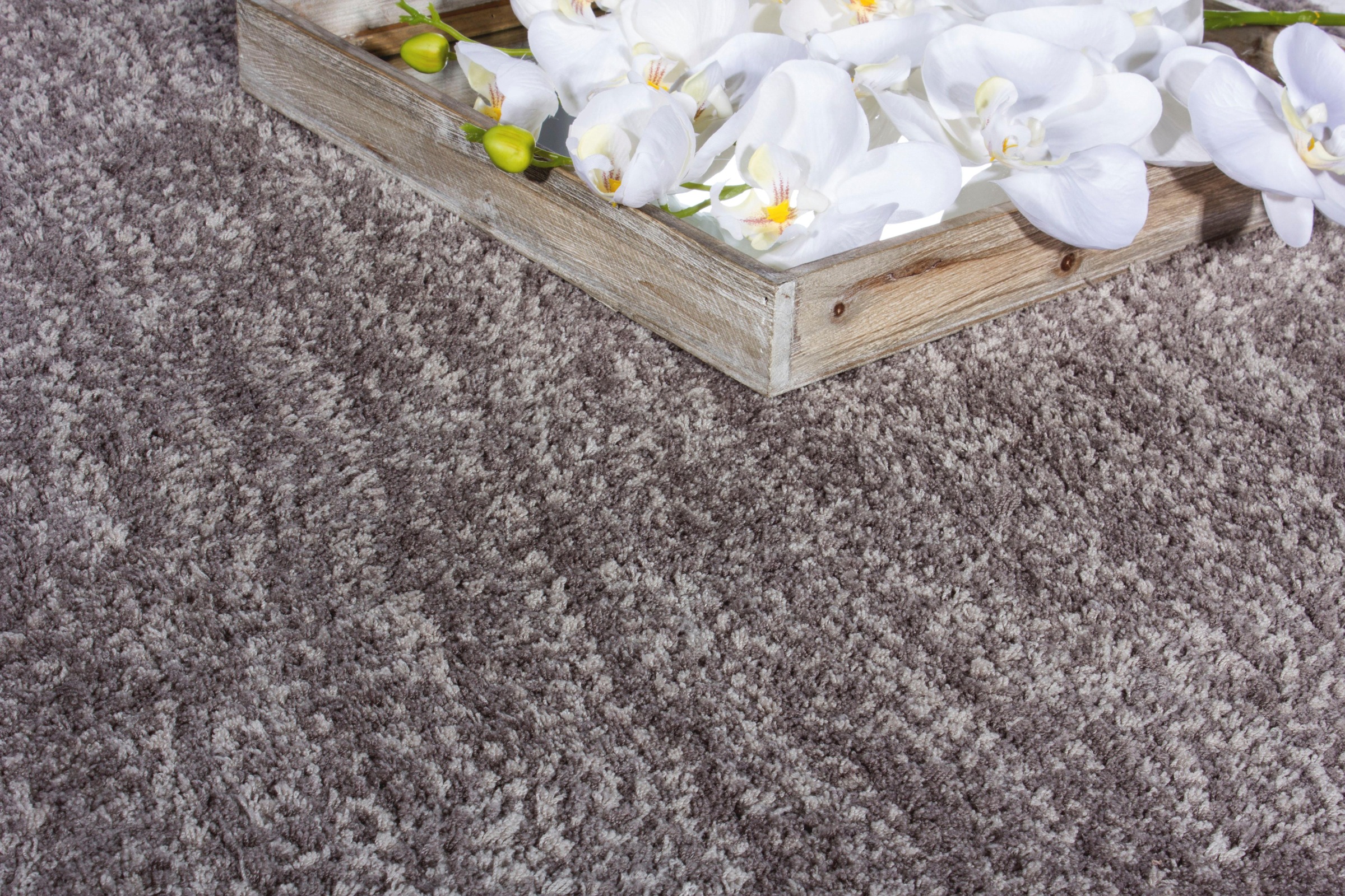 Barbara Becker Hochflor-Teppich »Touch«, rechteckig, 27 mm Höhe, handgetuftet, besonders weich durch Microfaser, Wohnzimmer