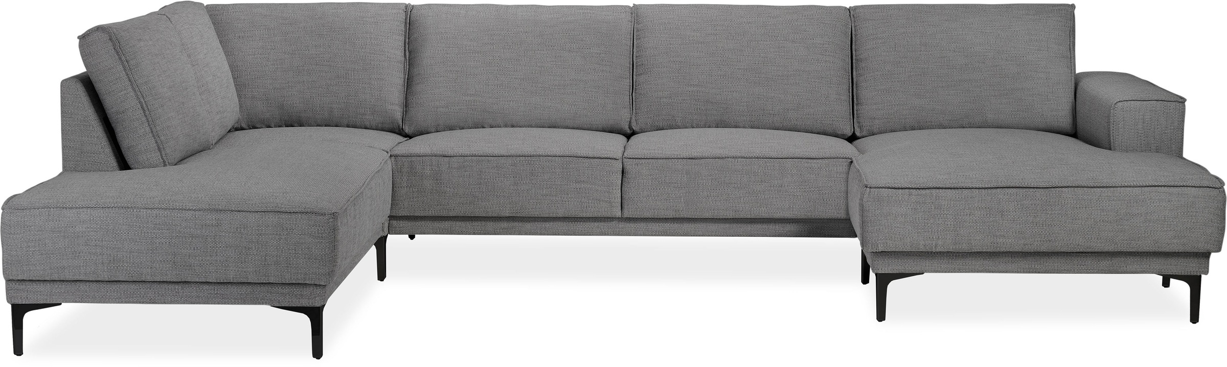 OTTO home Wohnlandschaft »XXL Sofa Oland, Struktur, Flachgewebe, Luxus-Micr günstig online kaufen
