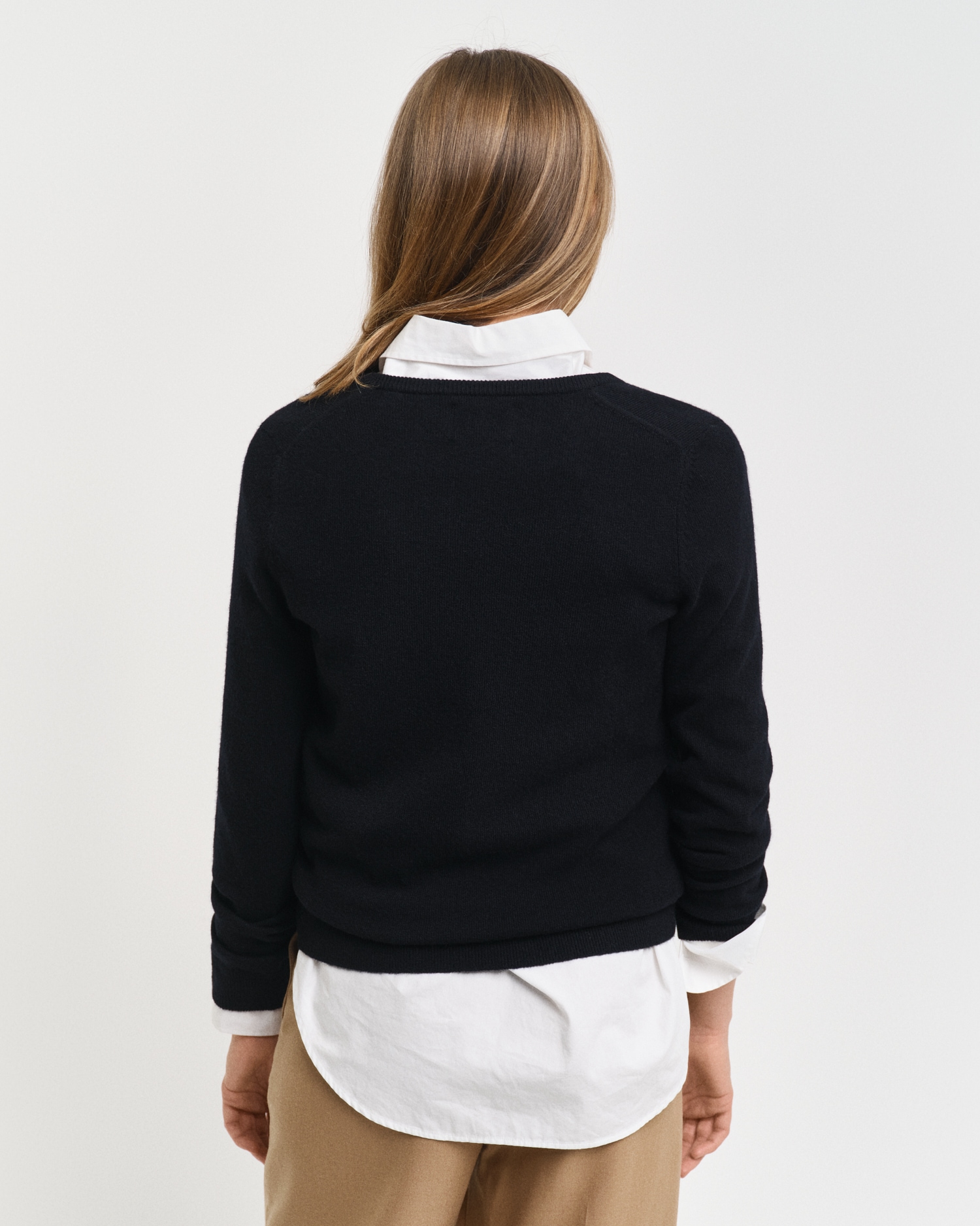 Gant V-Ausschnitt-Pullover »EXTRAFINE LAMBSWOOL V-NECK«