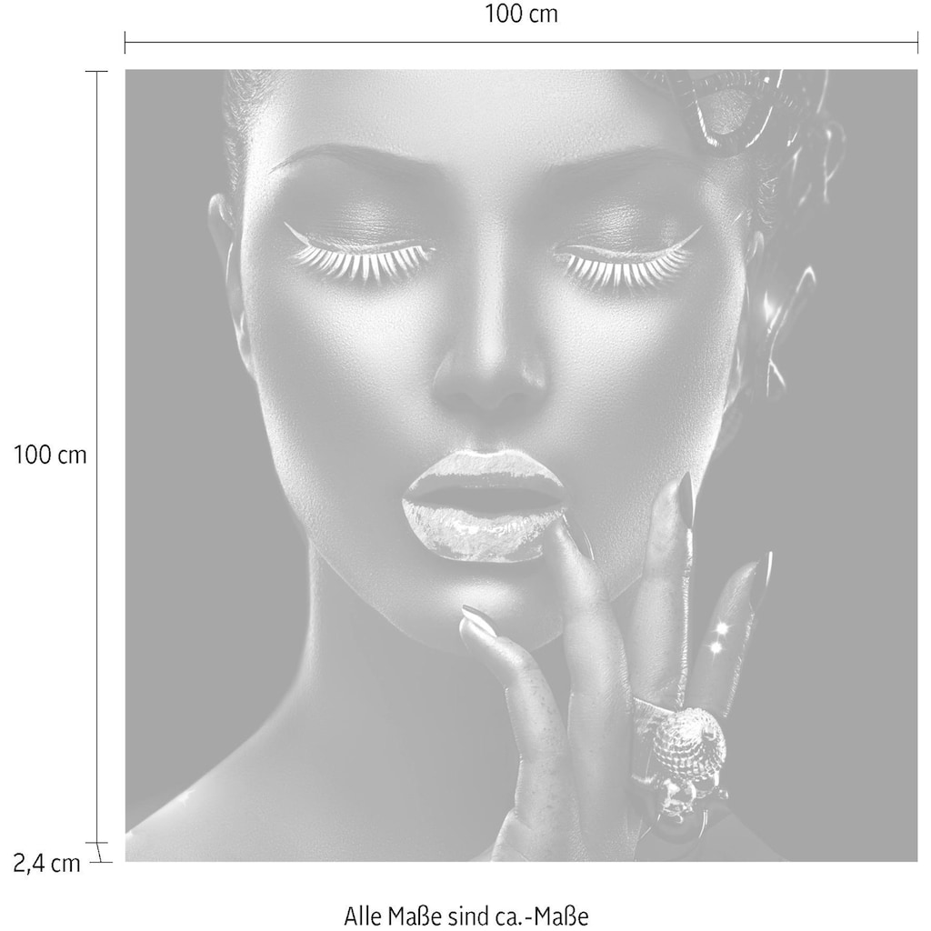Leonique Acrylglasbild »Gesicht«