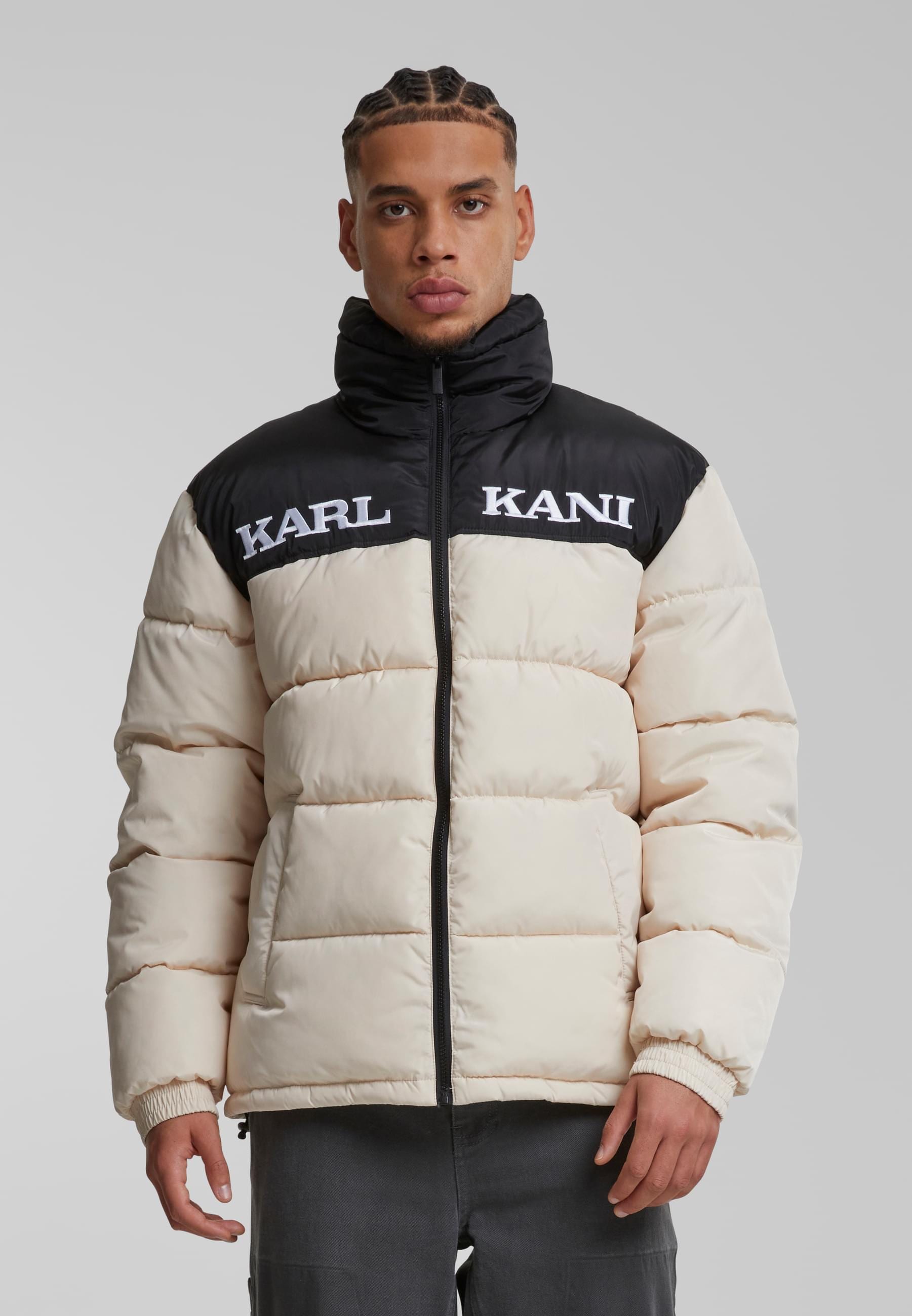 Karl Kani Winterjacke »Karl Kani Karl Kani Retro Essential Puffer Jacket« 1 Stk. tlg. ohne Kapuze