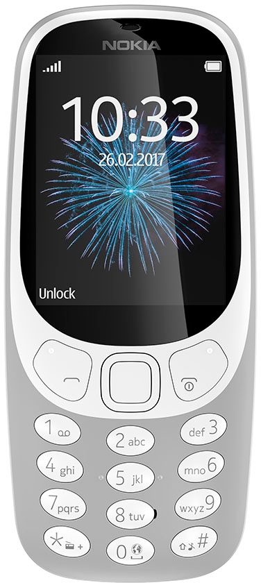Nokia Handy »3310«, Blau, auf 6,1 cm/2,4 2 Zoll, GB 16 Kamera MP Speicherplatz, kaufen Rechnung