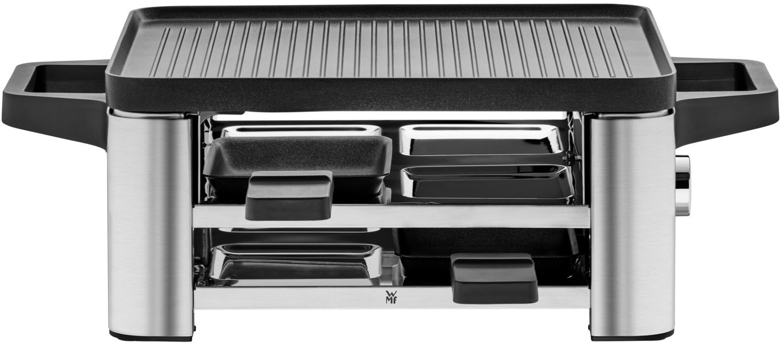 WMF Raclette »LONO«, 4 St. Raclettepfännchen, 870 W, LED-Beleuchtung, Aufbe günstig online kaufen
