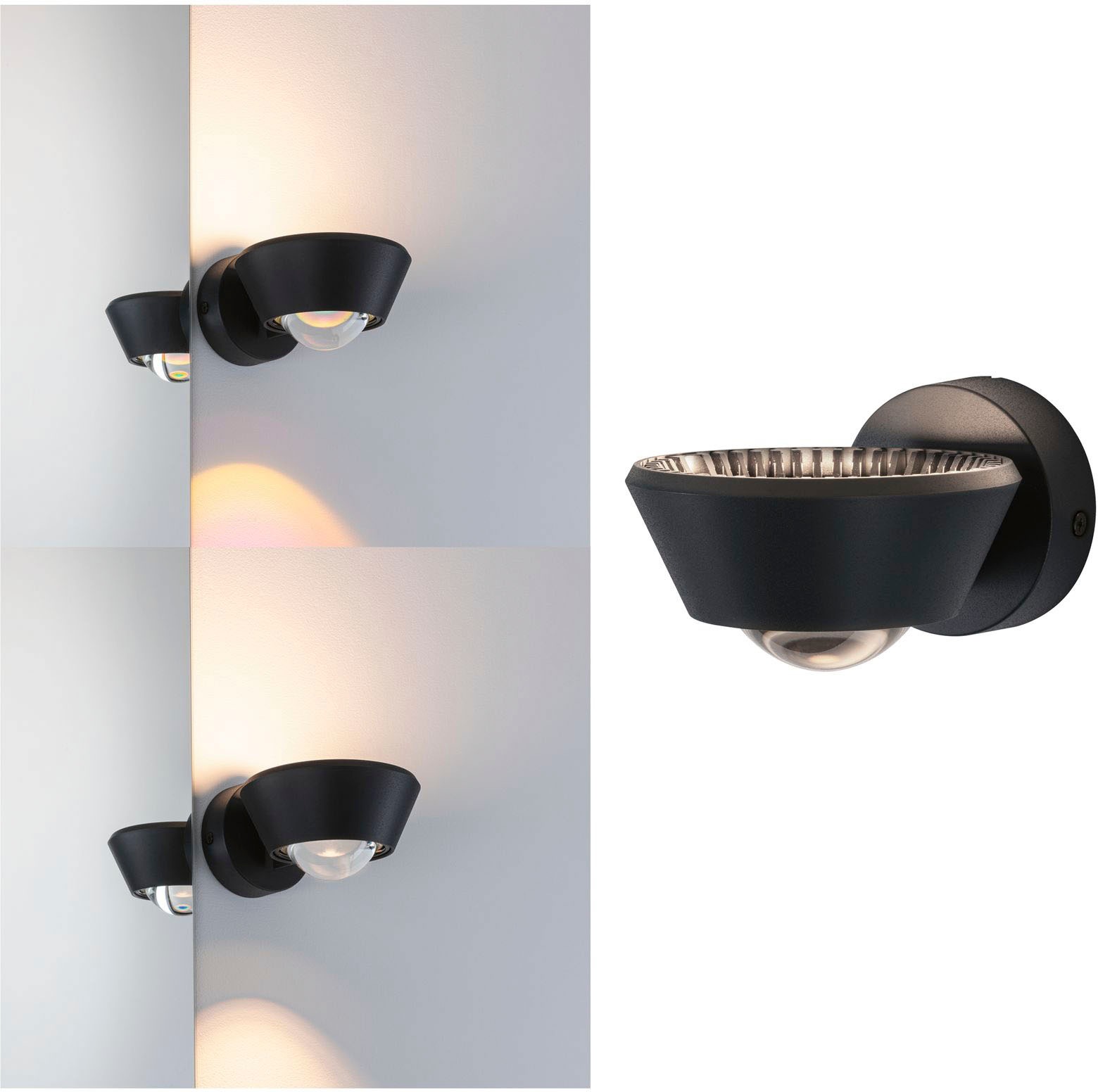 Paulmann LED Wandleuchte »Sabik«, 1 flammig, Leuchtmittel LED-Modul   LED f günstig online kaufen