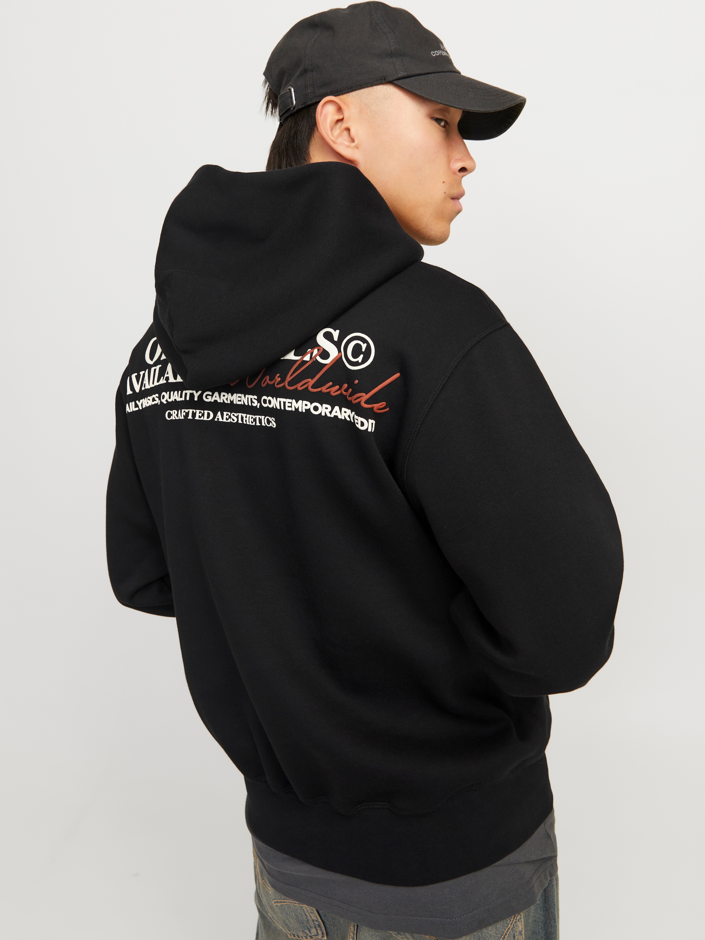 Jack & Jones Kapuzensweatshirt »JORISLINGTON BACK SWEAT HOOD SN«
