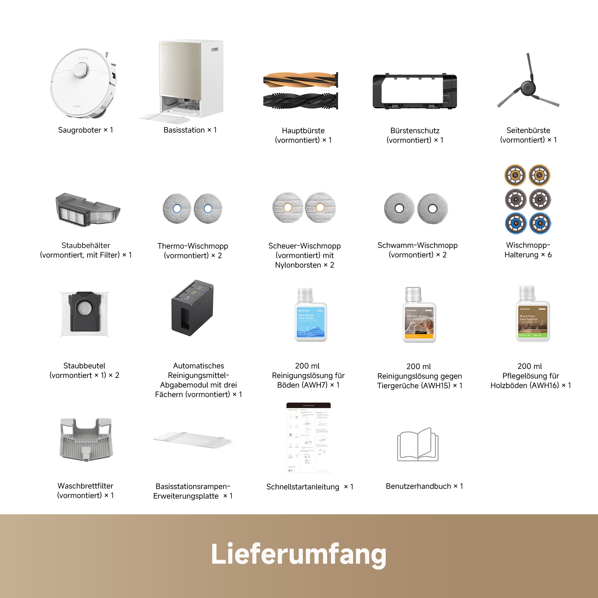 Dreame Saugroboter »Matrix10 Pro« Basisstation, App-Steuerung