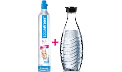 SodaStream Wassersprudler, (Set, 2 tlg.), Reservepack mit 1x CO2-Zylinder und 1x 0,6 L... kaufen
