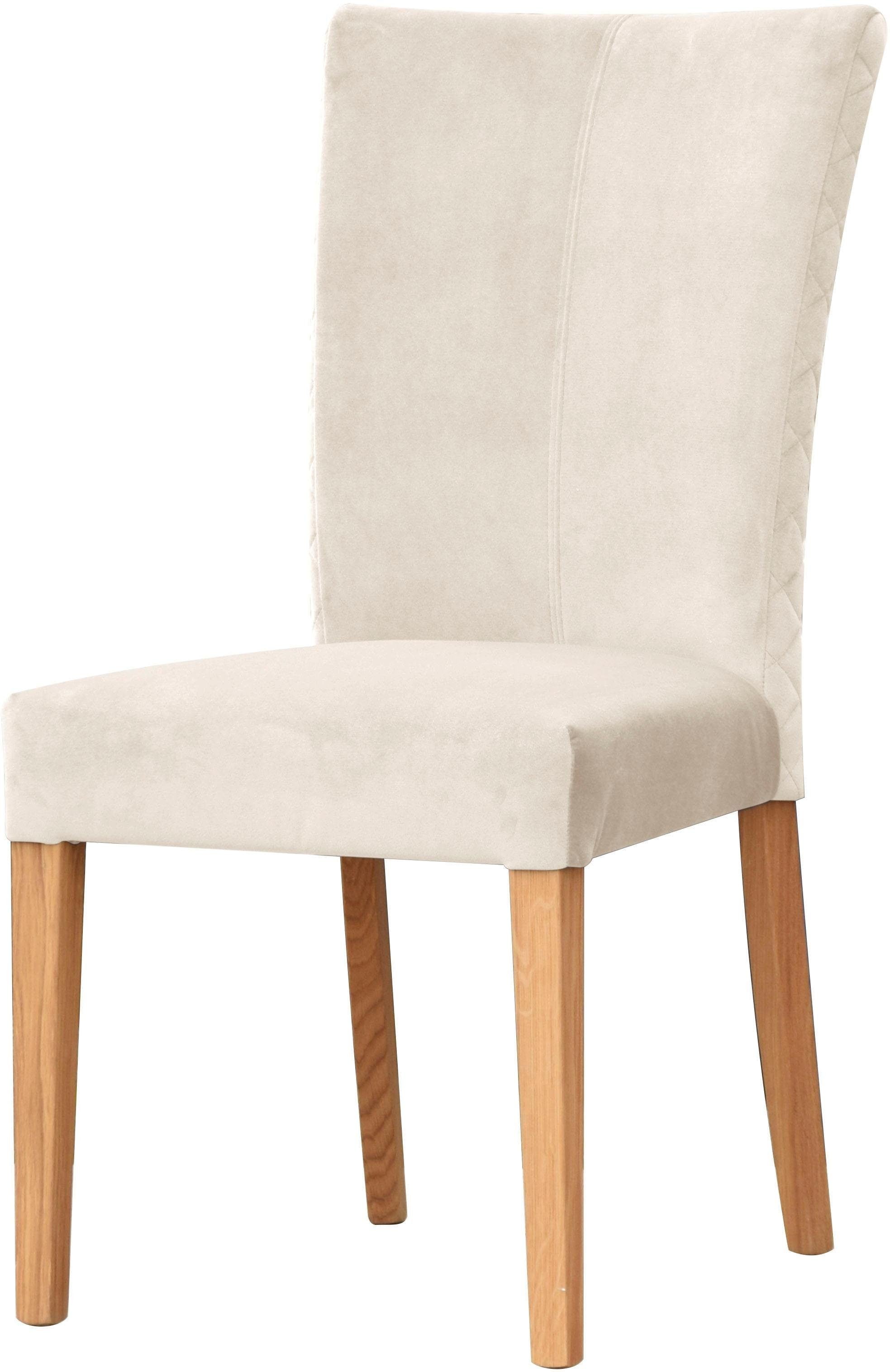 Leonique Esszimmerstuhl »Vence« (Set) 2 Stk.mit Rautensteppung in der Rücke günstig online kaufen