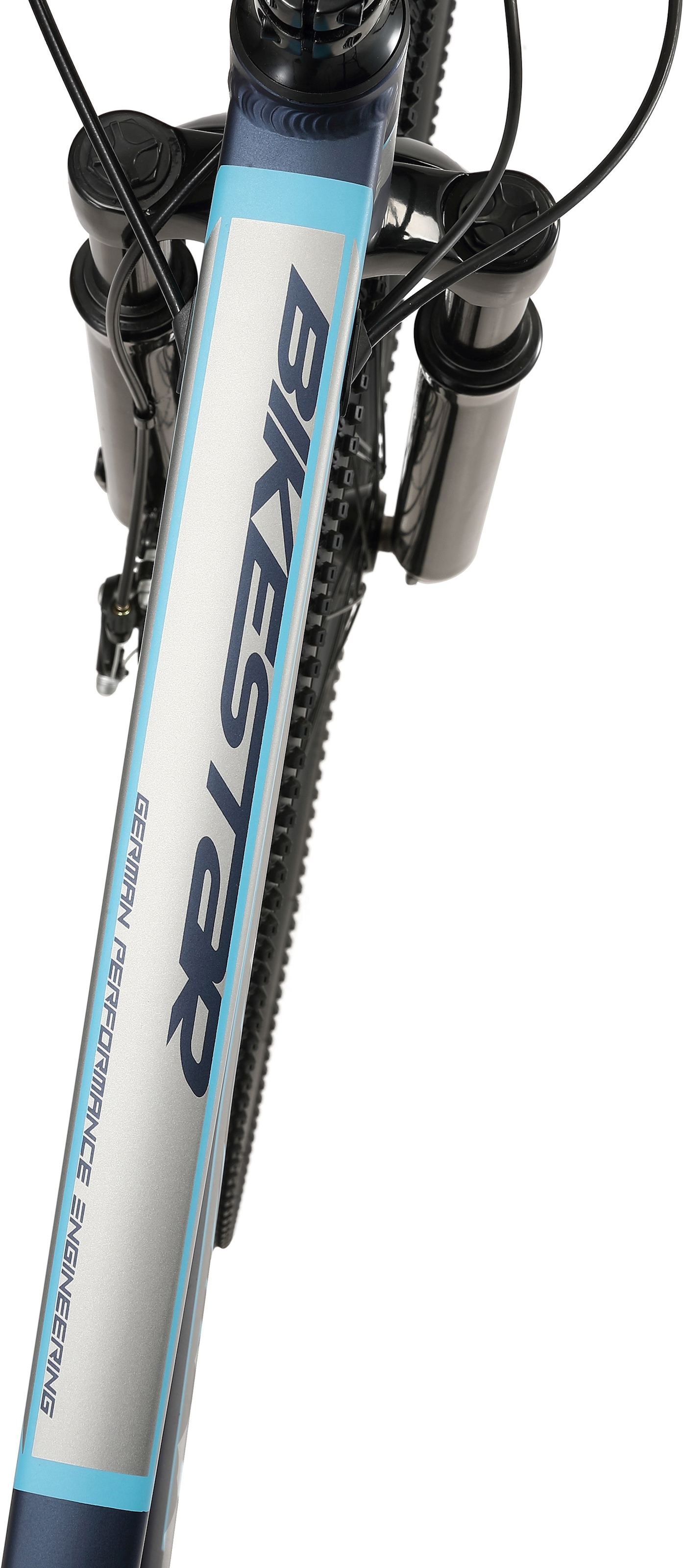 Bikestar Mountainbike, 21 Gang, Shimano, RD-TY300 Schaltwerk, Kettenschaltung, für Damen und Herren, Kettenschaltung