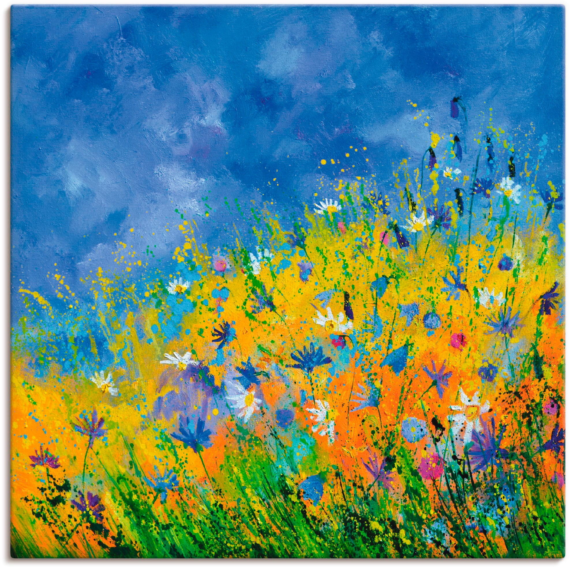 Artland Wandbild »Wildblumen«, Blumenwiese, (1 St.), als Leinwandbild, Wand günstig online kaufen