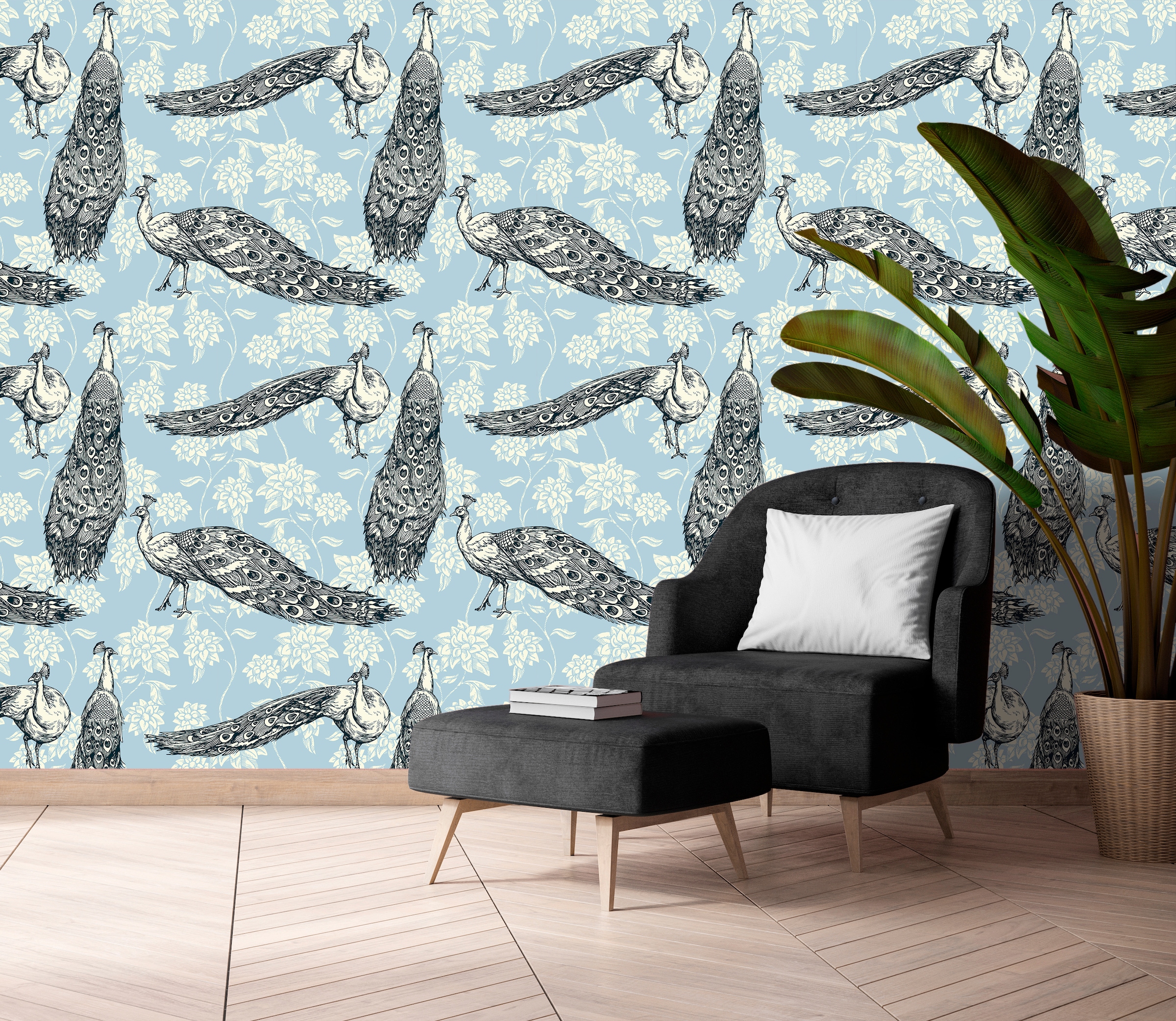 queence Vinyltapete »Cora«, animal print-Fellimitat-Motiv-bedruckt-Reptilienprägung-tropisch, 90x250cm, selbstklebend, kinderleichte Anbringung, Sticker