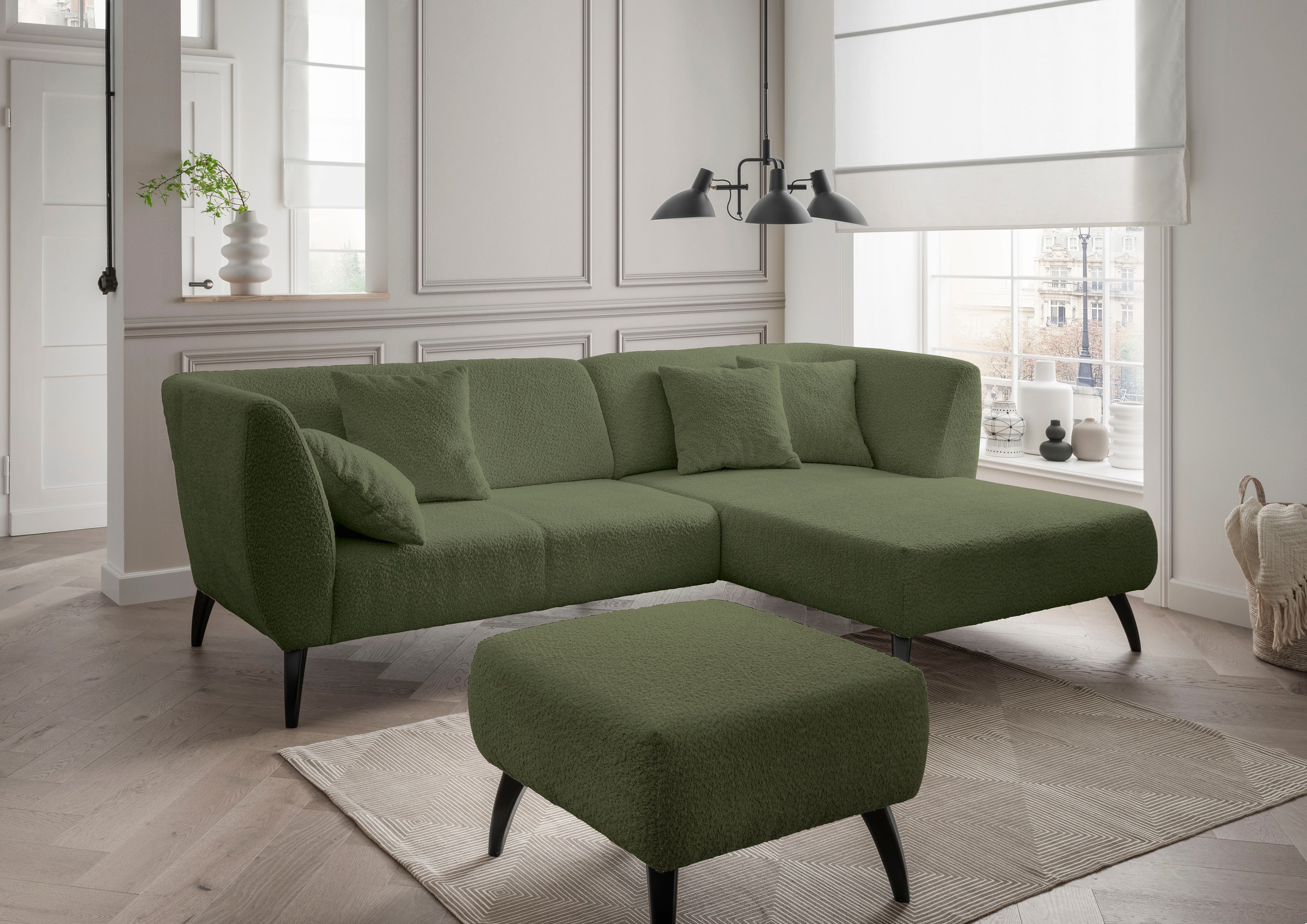 INOSIGN Ecksofa »Colori Polstermöbel mit zeitlos eleganter Rückenführung. L günstig online kaufen