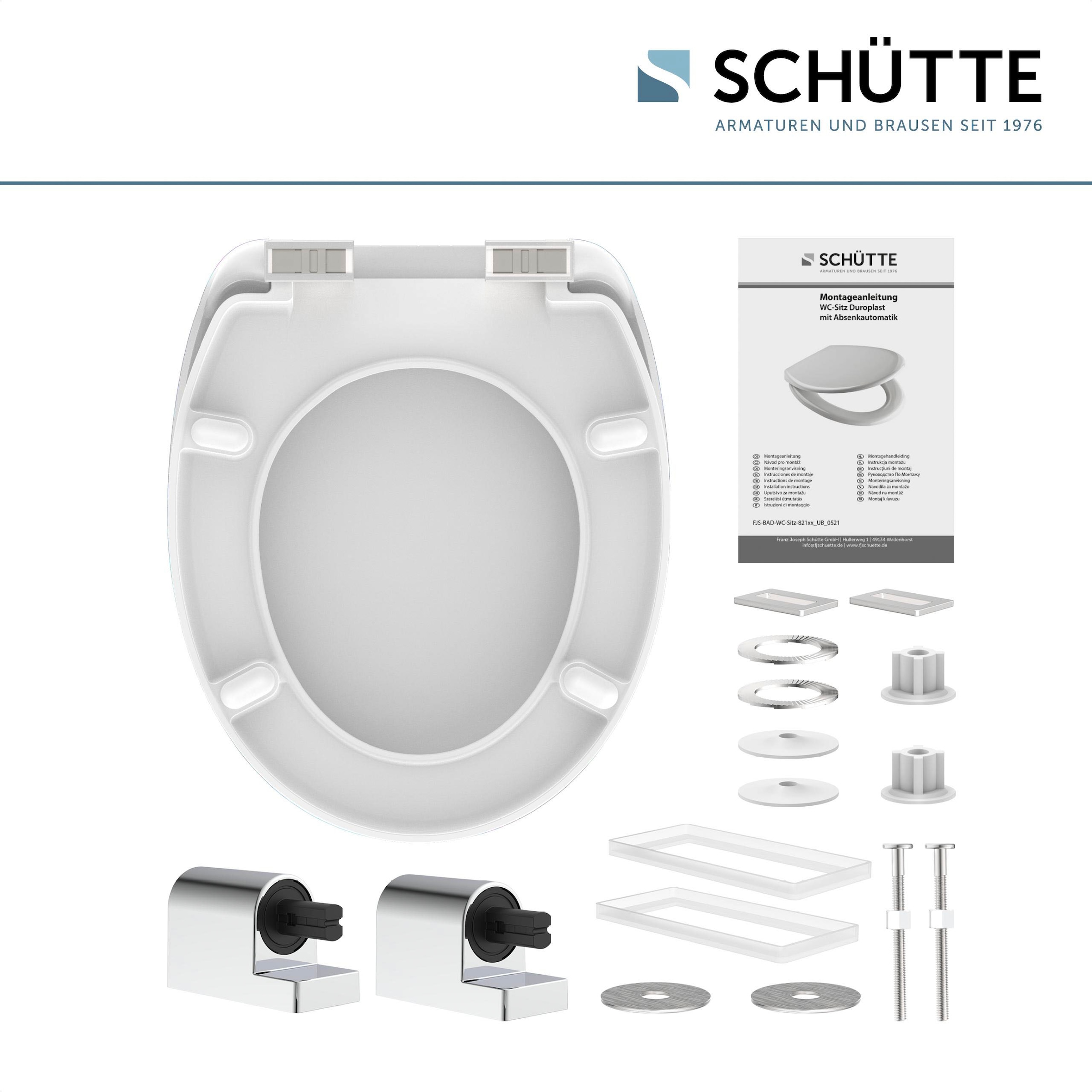 Schütte WC-Sitz »Neon Paint«, Duroplast, Absenkautomatik