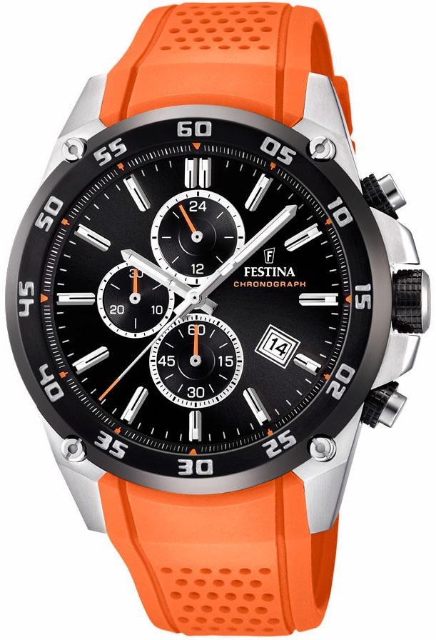 Festina Chronograph »F20330/4«, Armbanduhr, Quarzuhr, Herrenuhr, Stoppfunkt günstig online kaufen