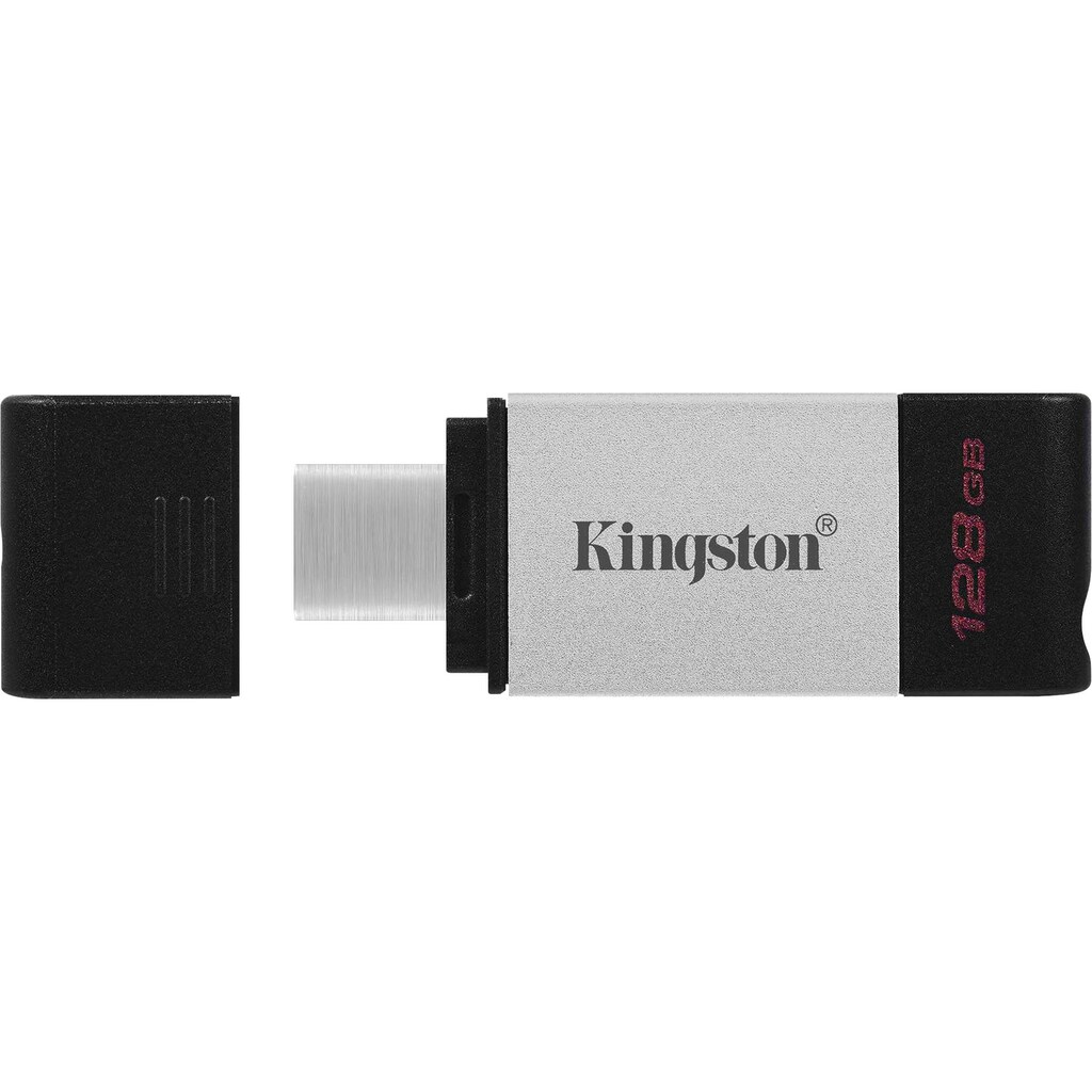 Kingston USB-Stick »DATATRAVELER® 80 128GB«, (USB 3.2 Lesegeschwindigkeit 200 MB/s)