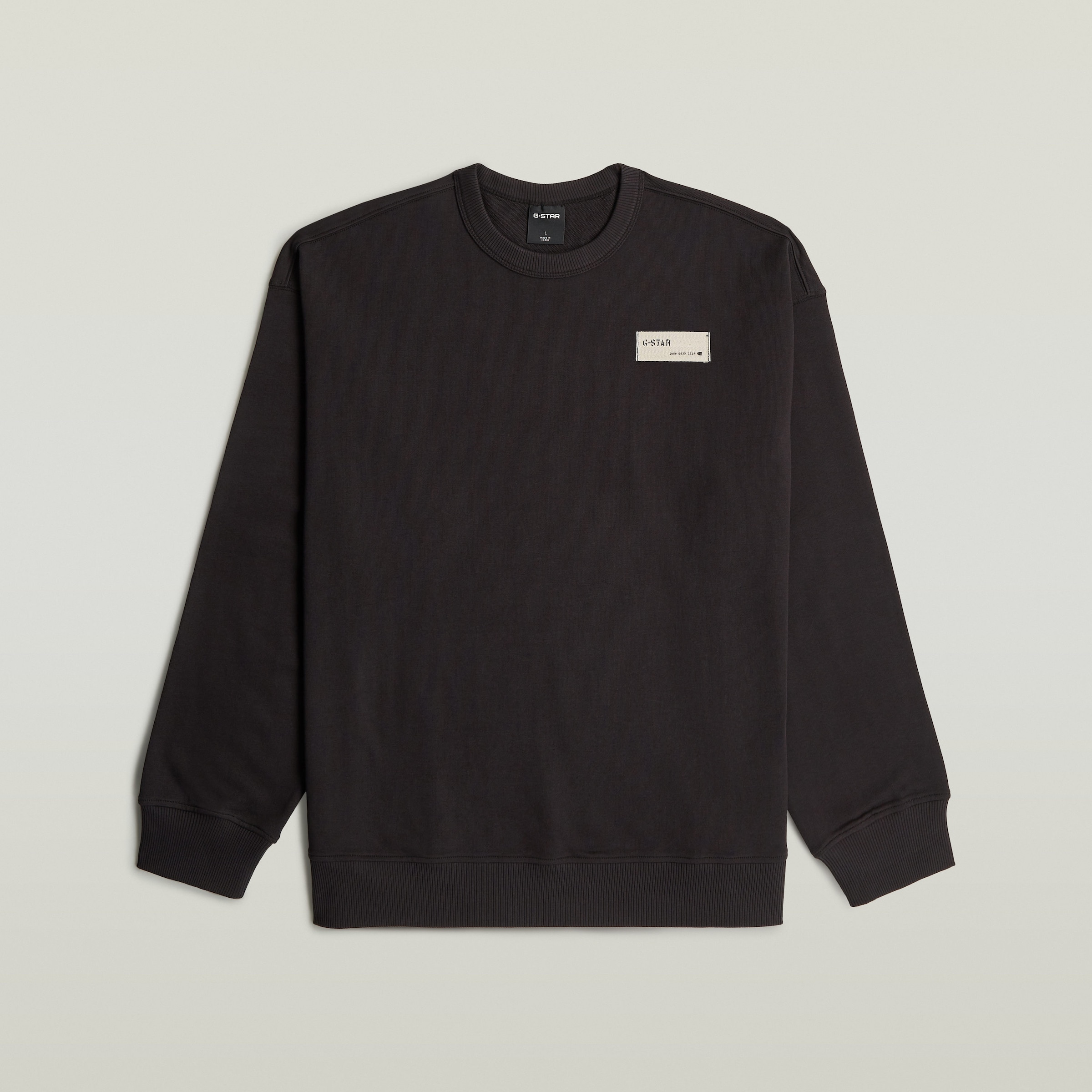 G-STAR Sweater »HB Badge«, im Relaxed Fit, Rundhalsform
