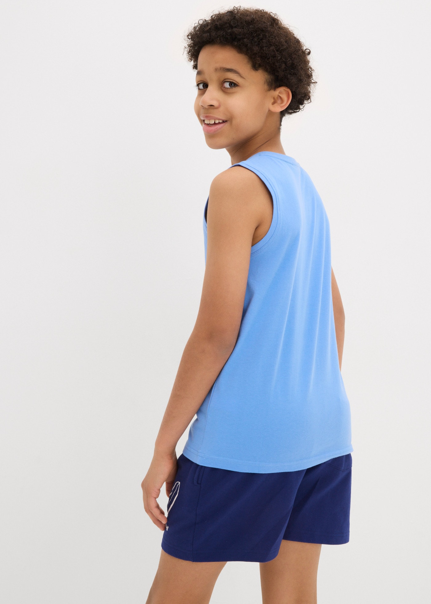 bonprix Tanktop Packung, 5er,  aus Baumwolle, ärmellos, Regular Fit, im 5er-Pack