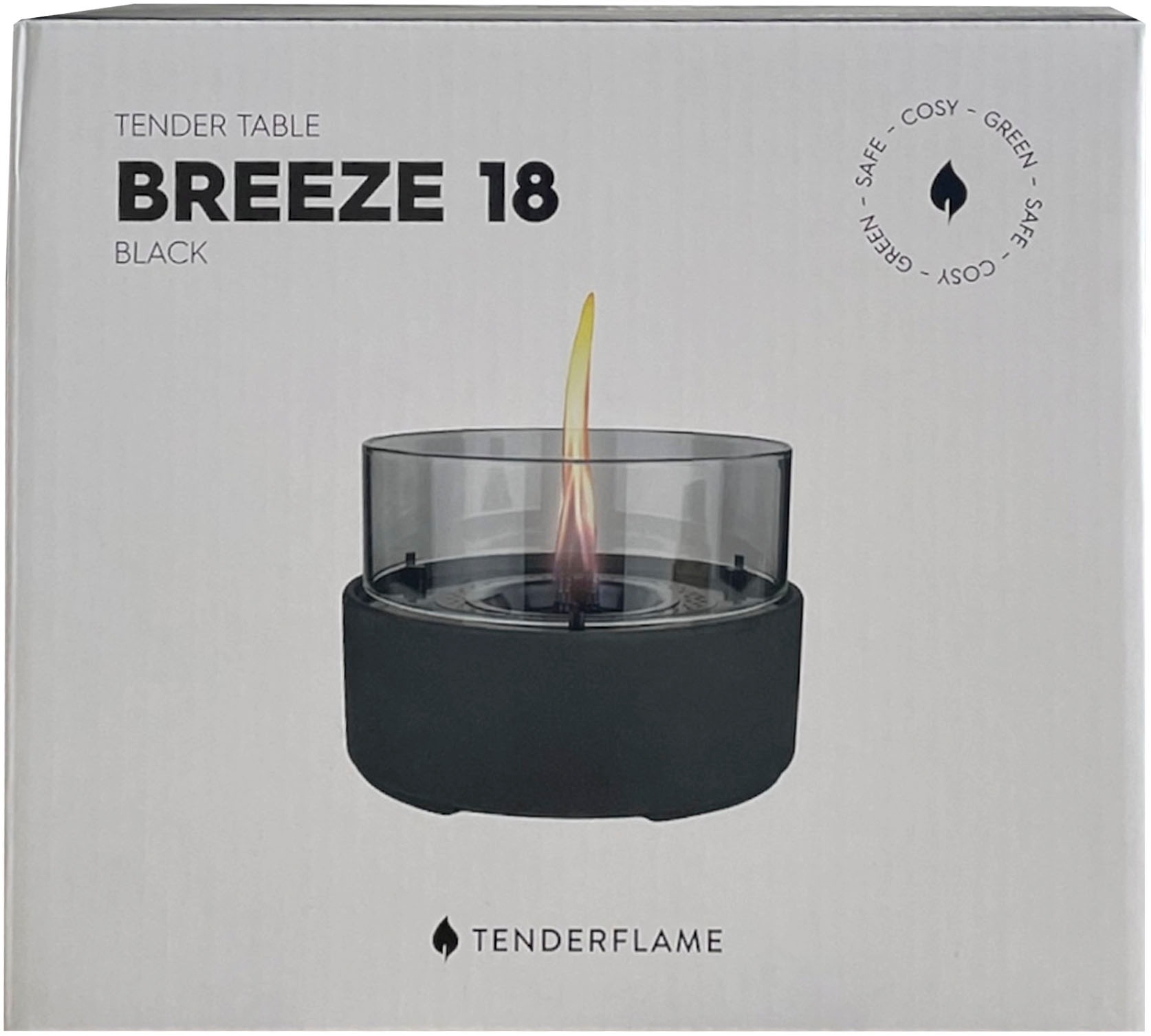 TENDERFLAME Tischfeuer »»BREEZE 18«, Rauch- und rußfrei, in verschiedenen Ausführungen«, (1 St.)