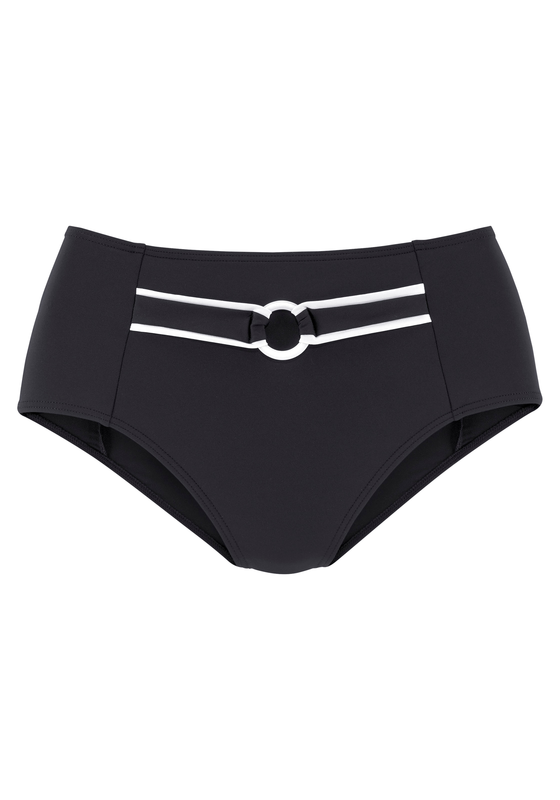 2. Bild von Vivance Highwaist-Bikini-Hose »Lorena«, mit kontrastfarbenem Piping