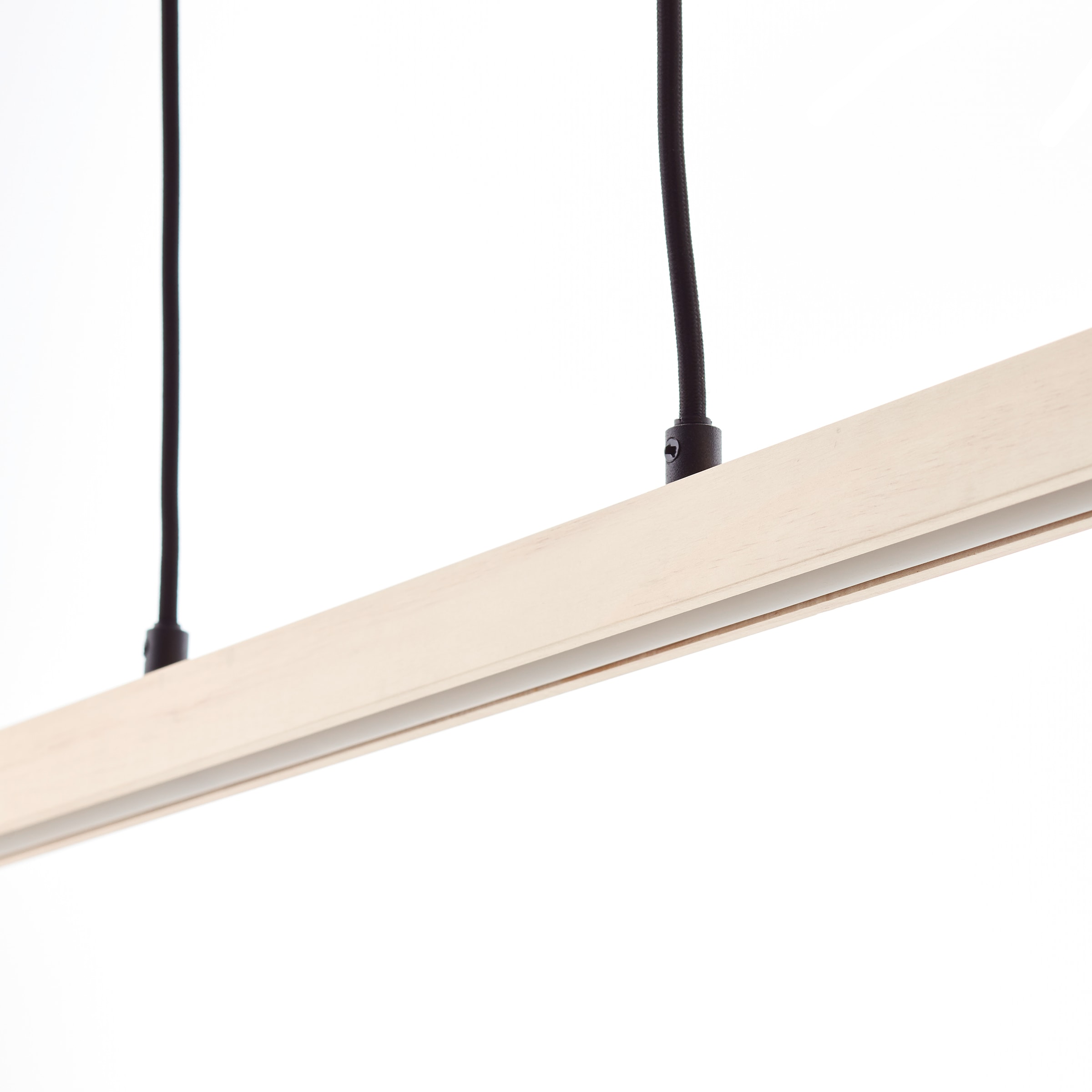 Brilliant LED Pendelleuchte »Arion«, aus Holz, 150 cm Höhe, 103 cm Breite, 2400 lm, 3000 K