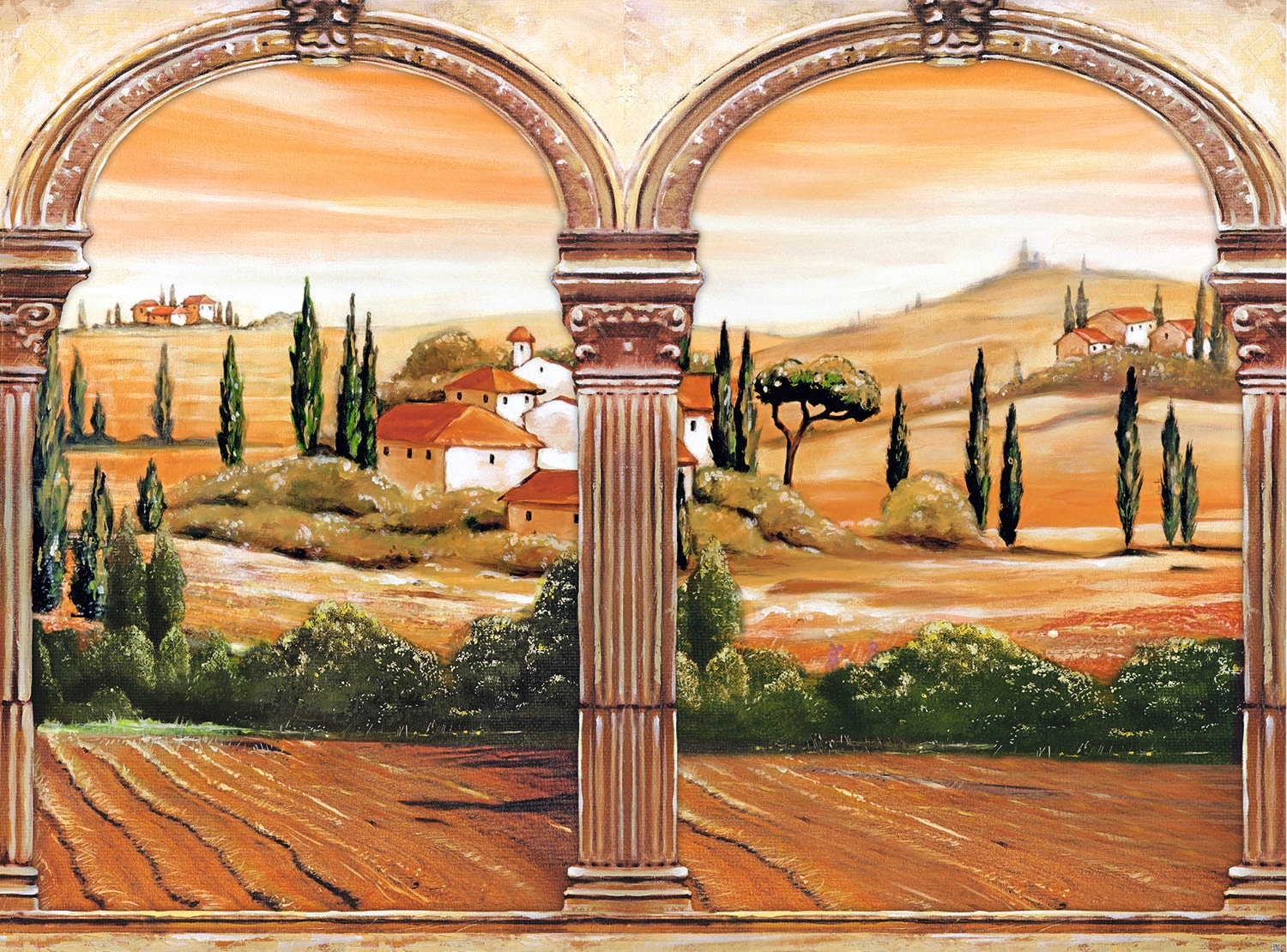 Papermoon Fototapete »Tuscany« glatt günstig online kaufen