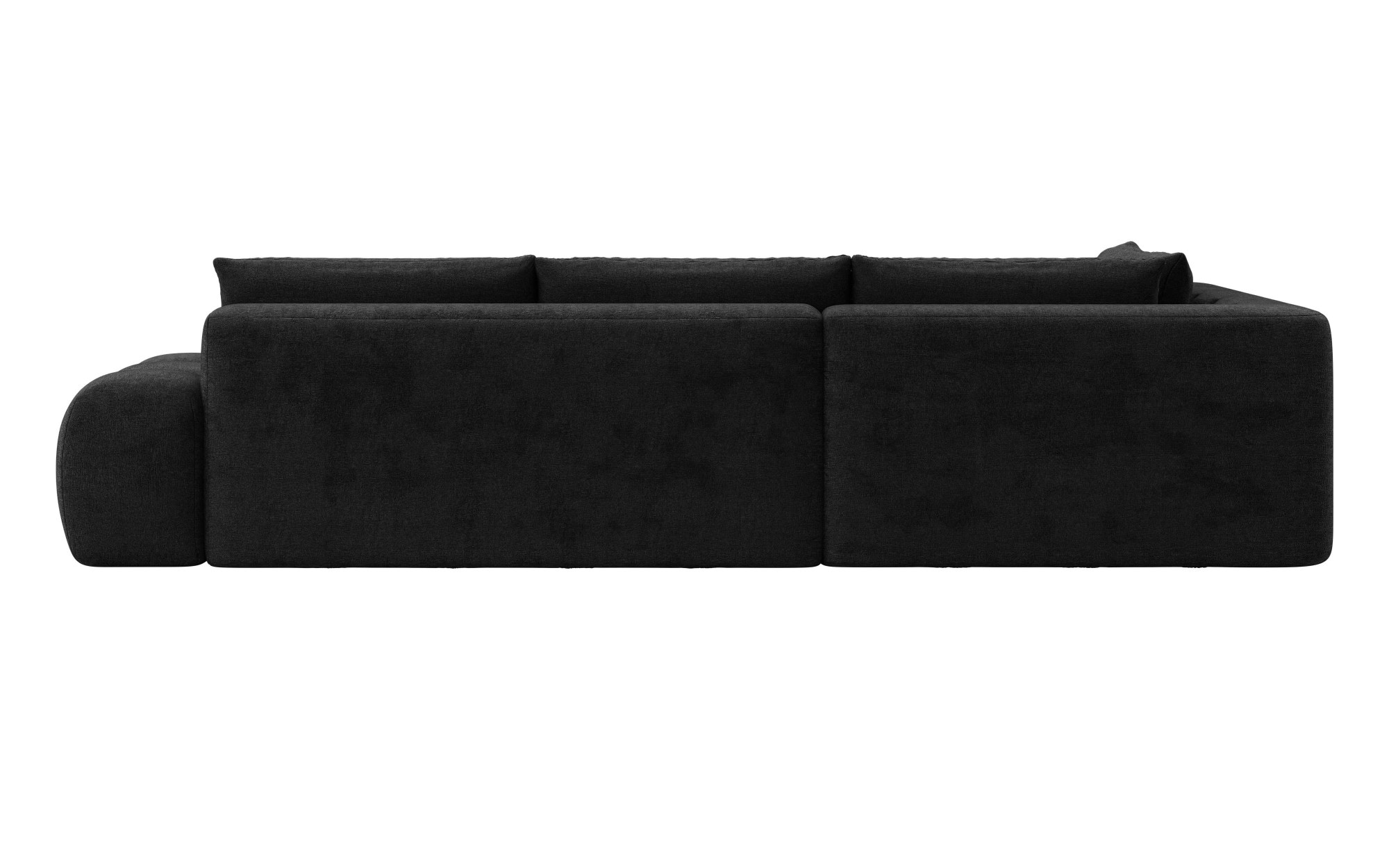 INOSIGN Ecksofa »AZITA klein, L-Form, elegant und bequem Designsofa«, lose Rückenkissen, traumhafte Steppung, Maße B/T/H: 296/176,5/89 cm