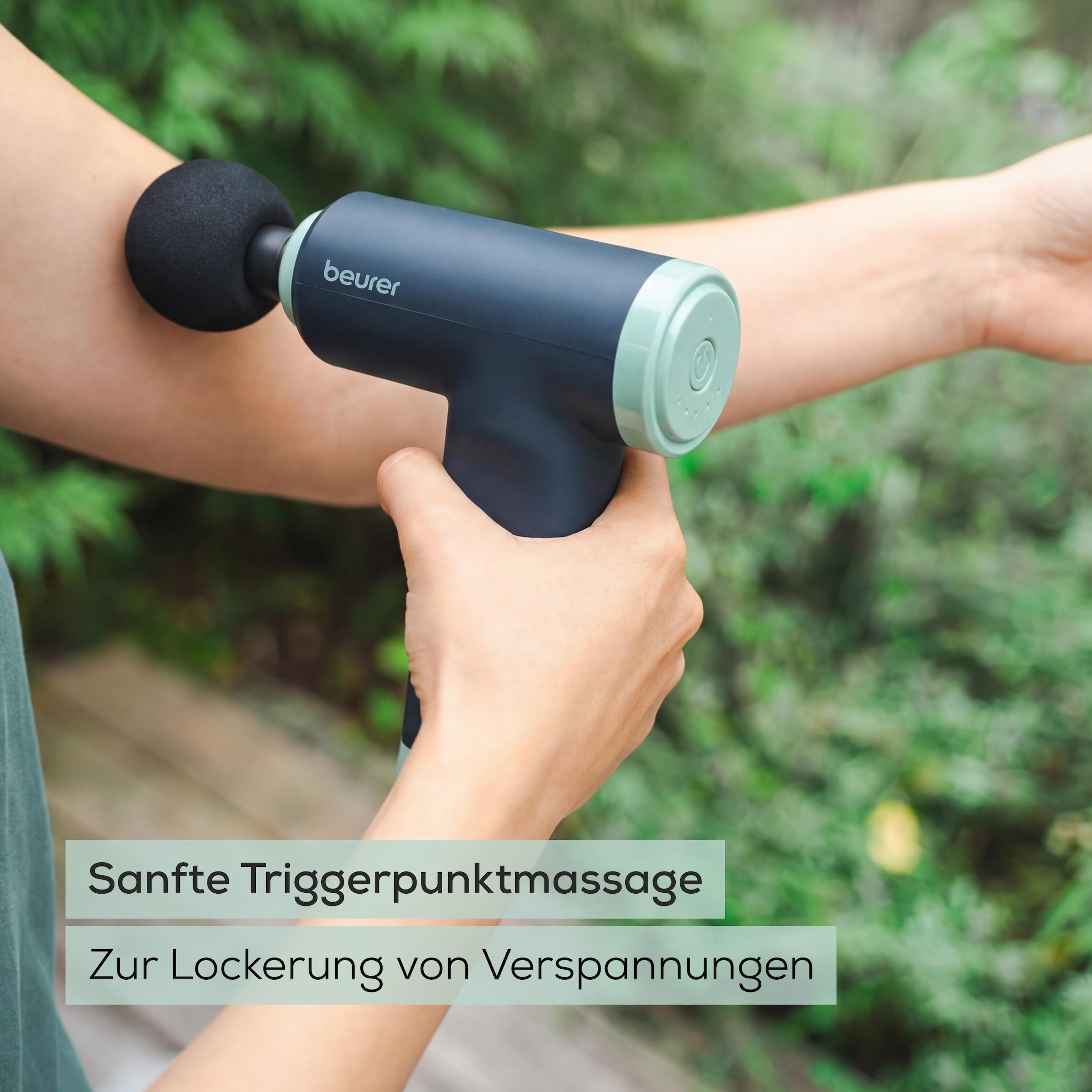 BEURER Massagepistole »MG 89 CompactPower Limited Edition 2026 mit 3 Aufsätzen« Massage-Gun zur gezielten Muskelmassage, für wohltuende Regeneration