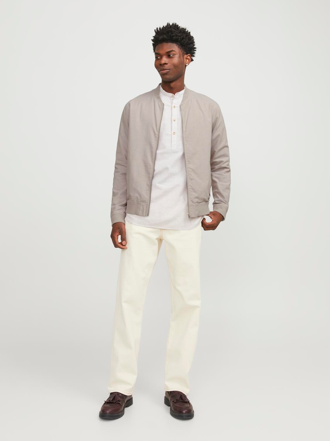 Jack & Jones Bomberjacke »JJESUMMER LINEN BOMBER SN«