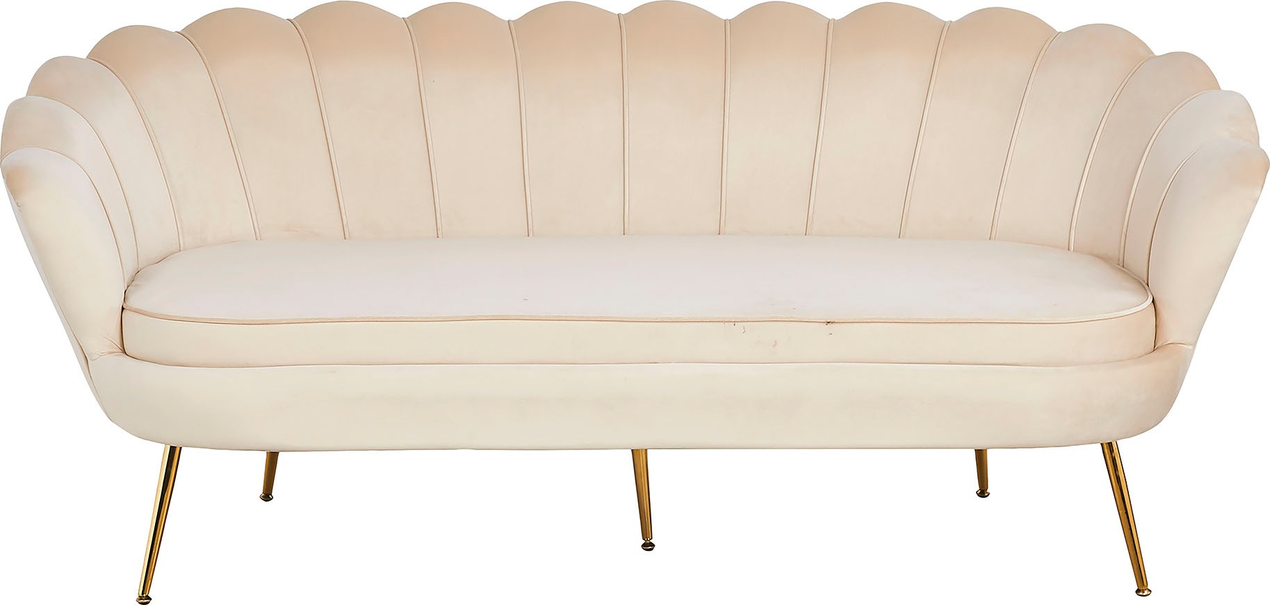 SalesFever 3-Sitzer "Clam", extravagantes Muscheldesign, Breite 180 cm günstig online kaufen