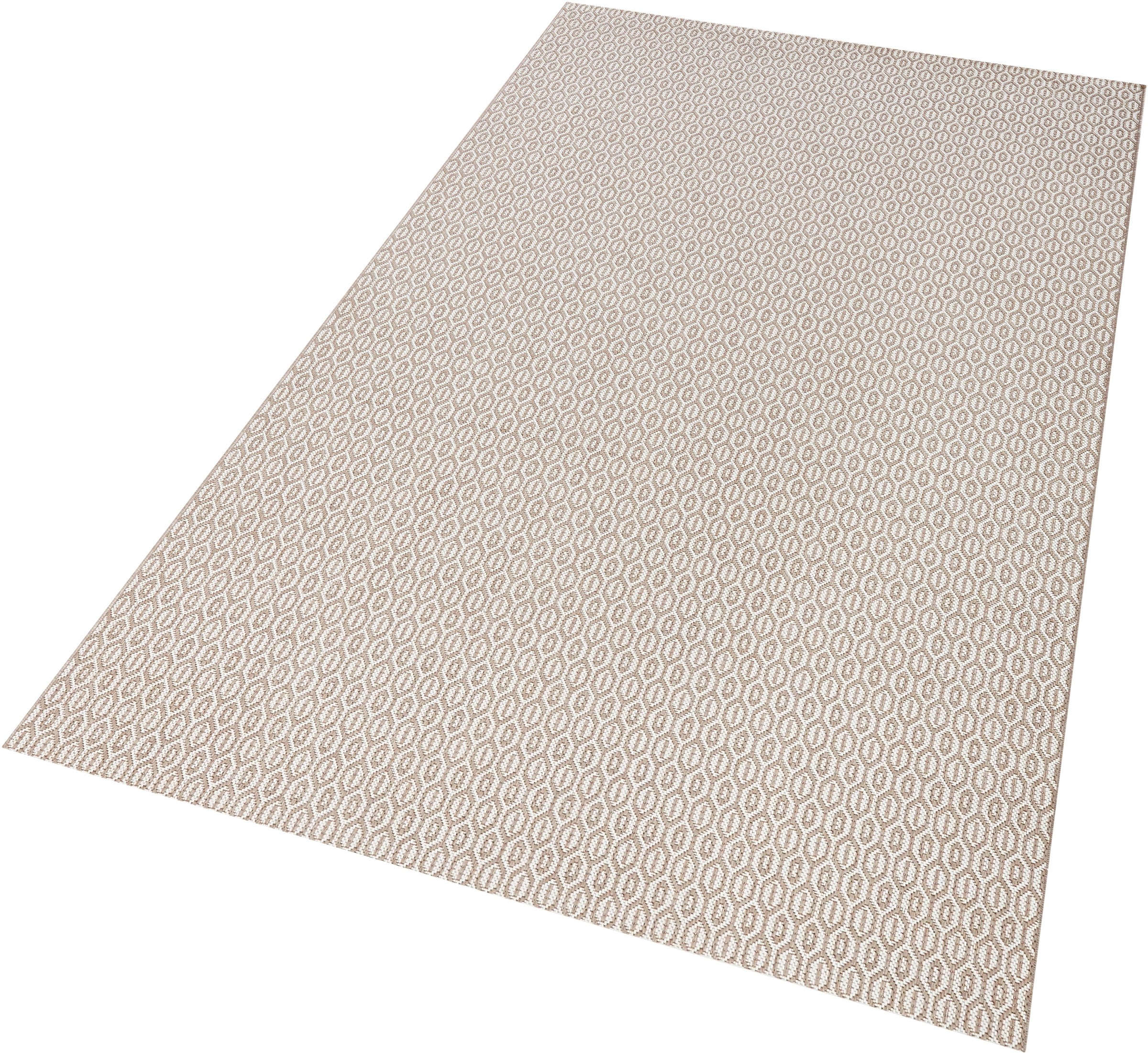 NORTHRUGS Teppich »Coin«, rechteckig, 8 mm Höhe, In-& Outdoor, Wetterfest, Balkon, Sisal-Optik, Wohnzimmer, Läufer