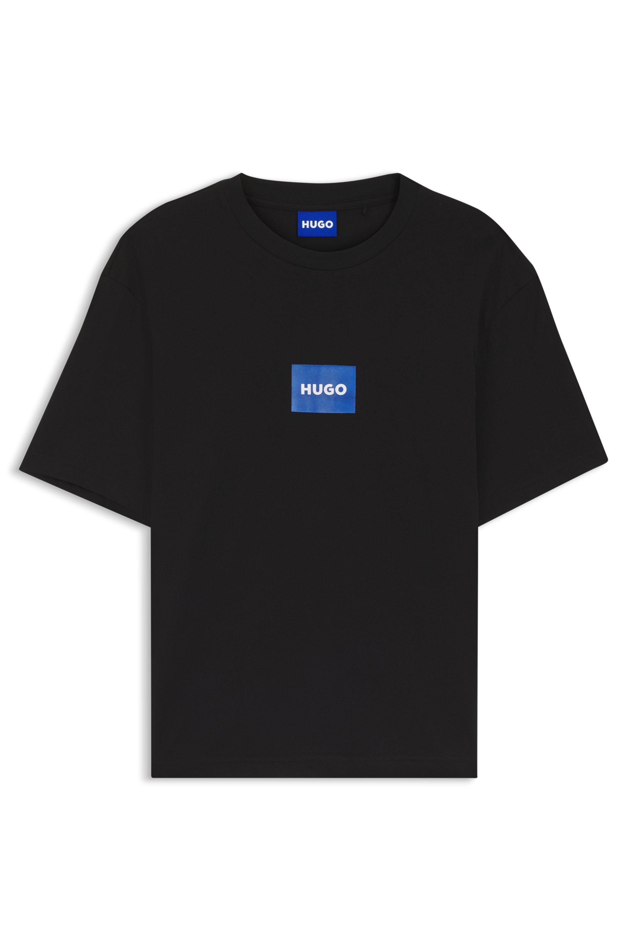 HUGO T-Shirt Regular Fit, Kurzarm, Hugo-Print