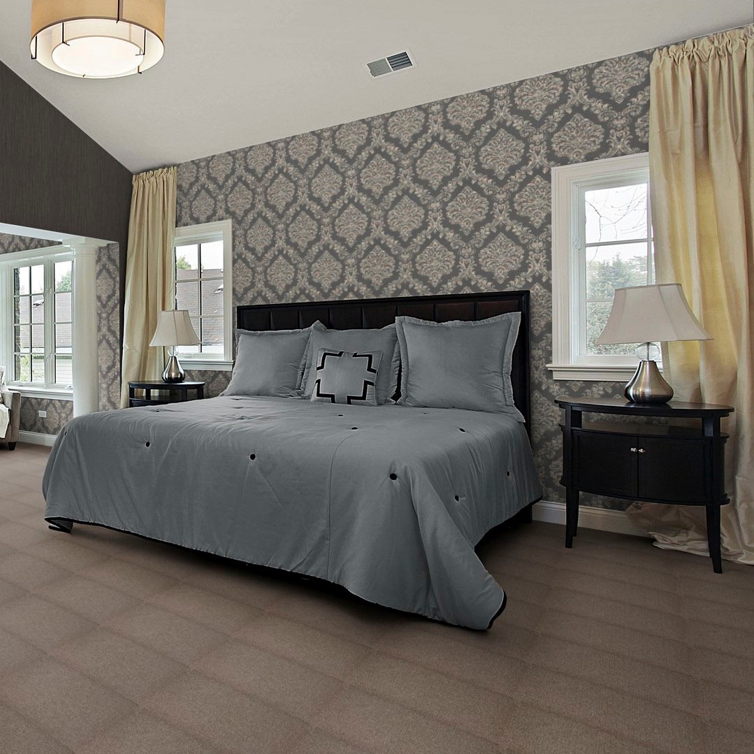Bodenmeister Teppichboden »Jupiter, Velours - meliert, Made in Belgium«, rechteckig, 7,5 mm Höhe, Wohnzimmer, Schlafzimmer, Kinderzimmer, Breite 400/500 cm