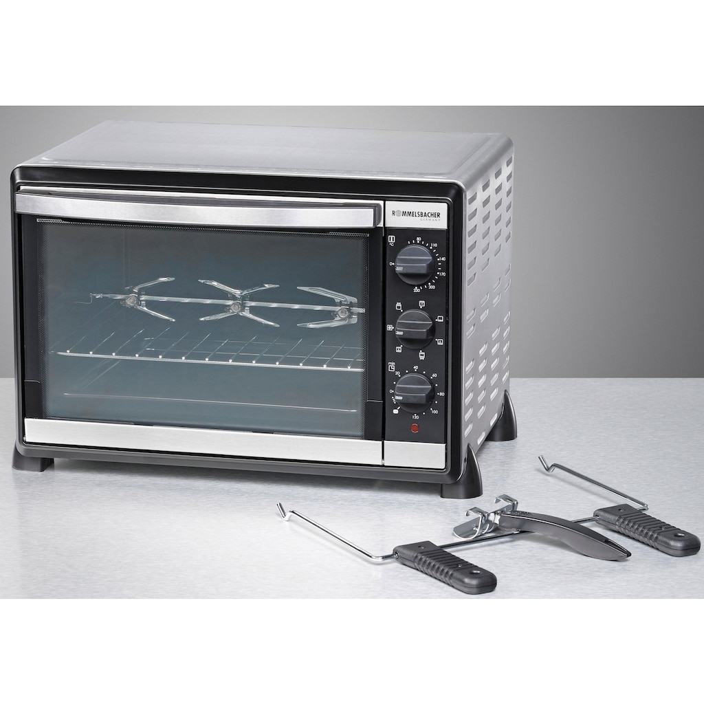 Rommelsbacher Minibackofen »Back & Grill Ofen BG 1805/E«, für Backformen bis 31,5 cm Ø