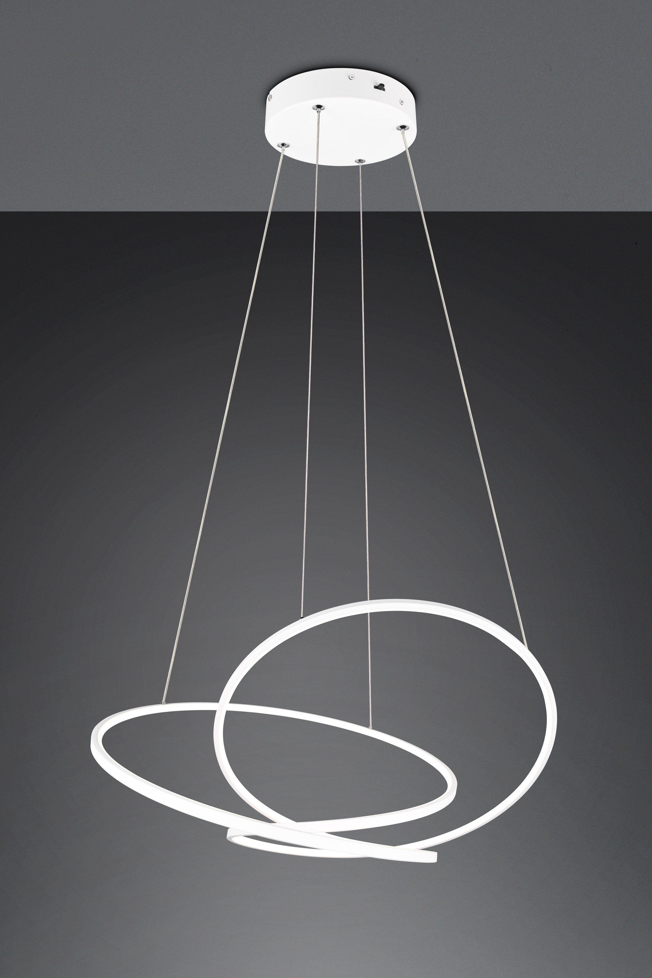 TRIO Leuchten LED Pendelleuchte »DARVIN, LED Hängelampe 52W 6700 Lumen, dimmbar, Lichtfarbe einstellbar«, 1 flammig, Leuchtmittel LED-Board | LED fest integriert, CCT 2300/3000/4000K warmweiß-kaltweiß, höhenverstellbar bis max 150cm