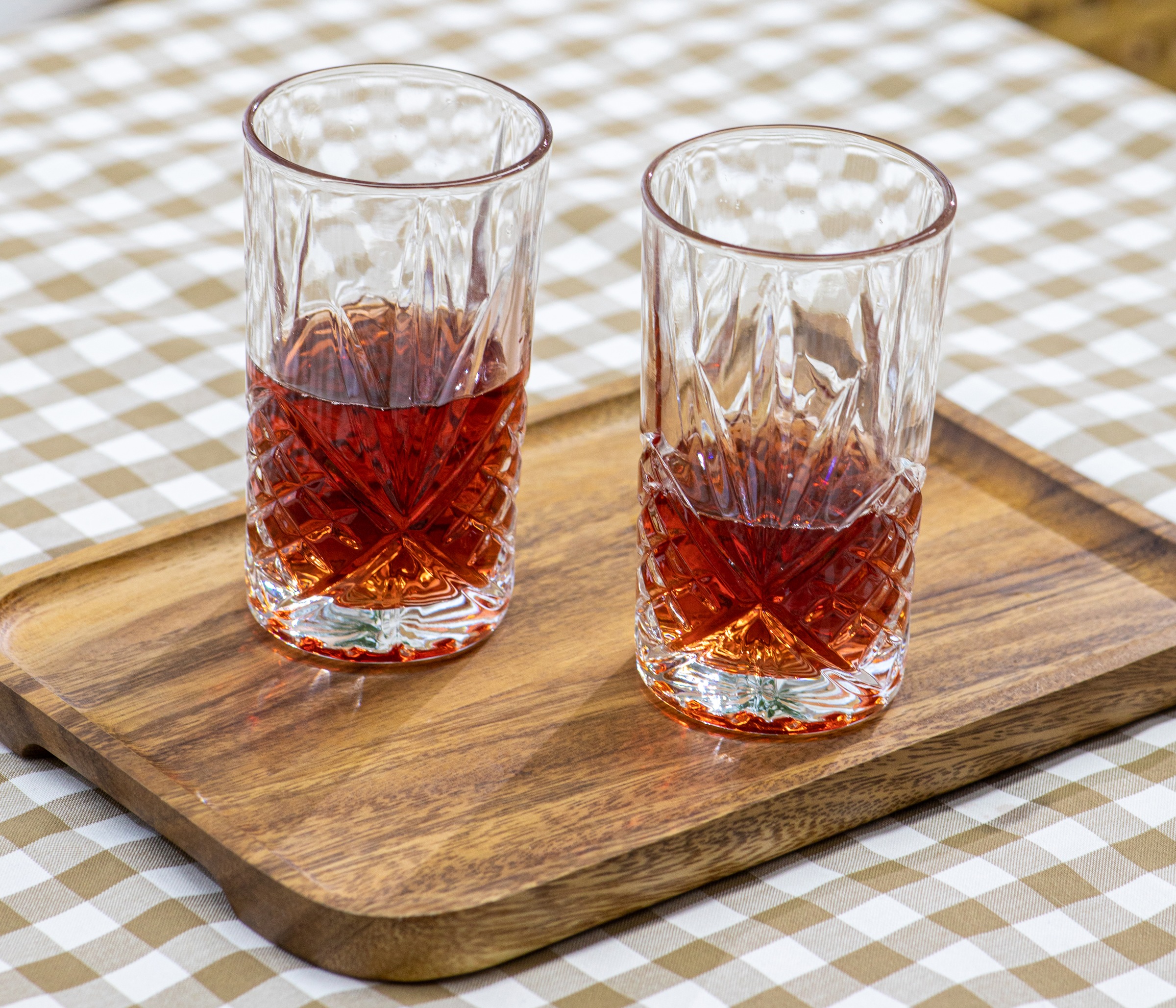 ECHTWERK Longdrinkglas »Highball-Gläser Set, 350ml« mit Schliffoptik und Re günstig online kaufen