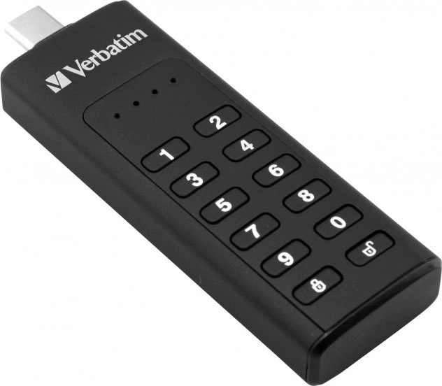 Verbatim USB-Stick »Keypad Secure 32GB«, (USB 3.2 Lesegeschwindigkeit 160 MB/s)