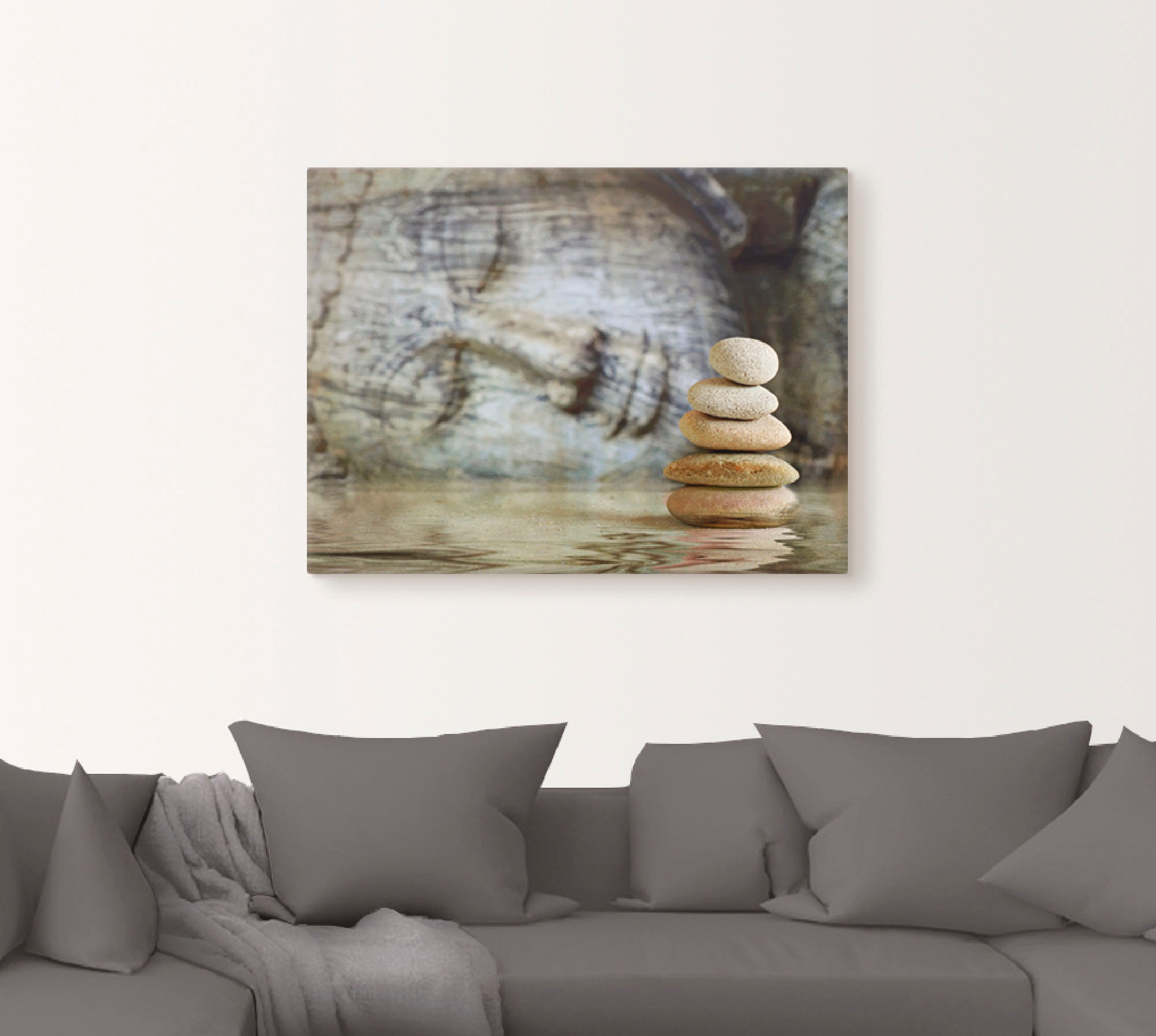 Artland Wandbild »Wassertempel« Zen 1 Stk. tlg. als Leinwandbild in verschi günstig online kaufen