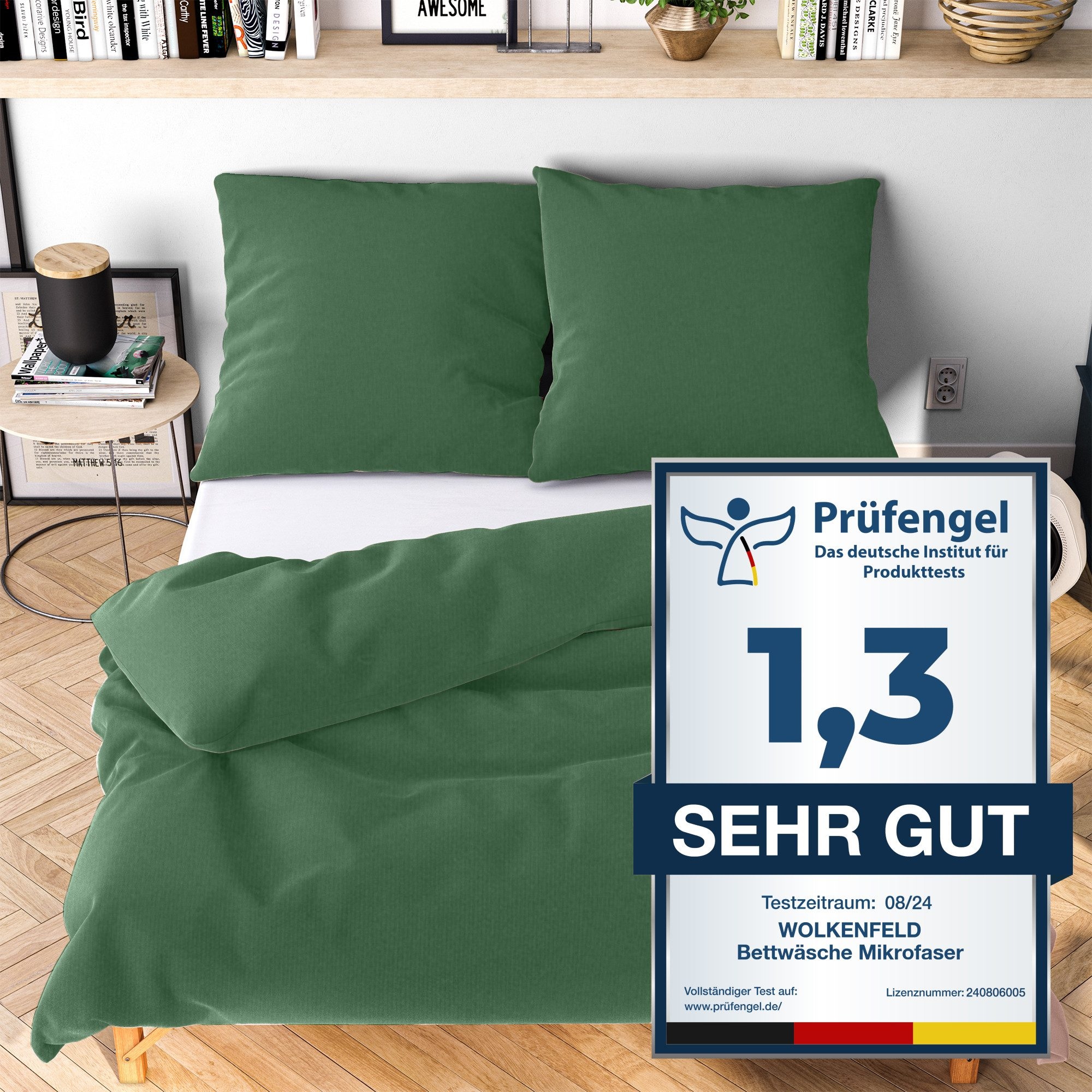 Wolkenfeld Bettwäsche »Allergiker Bettwäsche, unfassbar weich« 2 Stk. tlg. günstig online kaufen