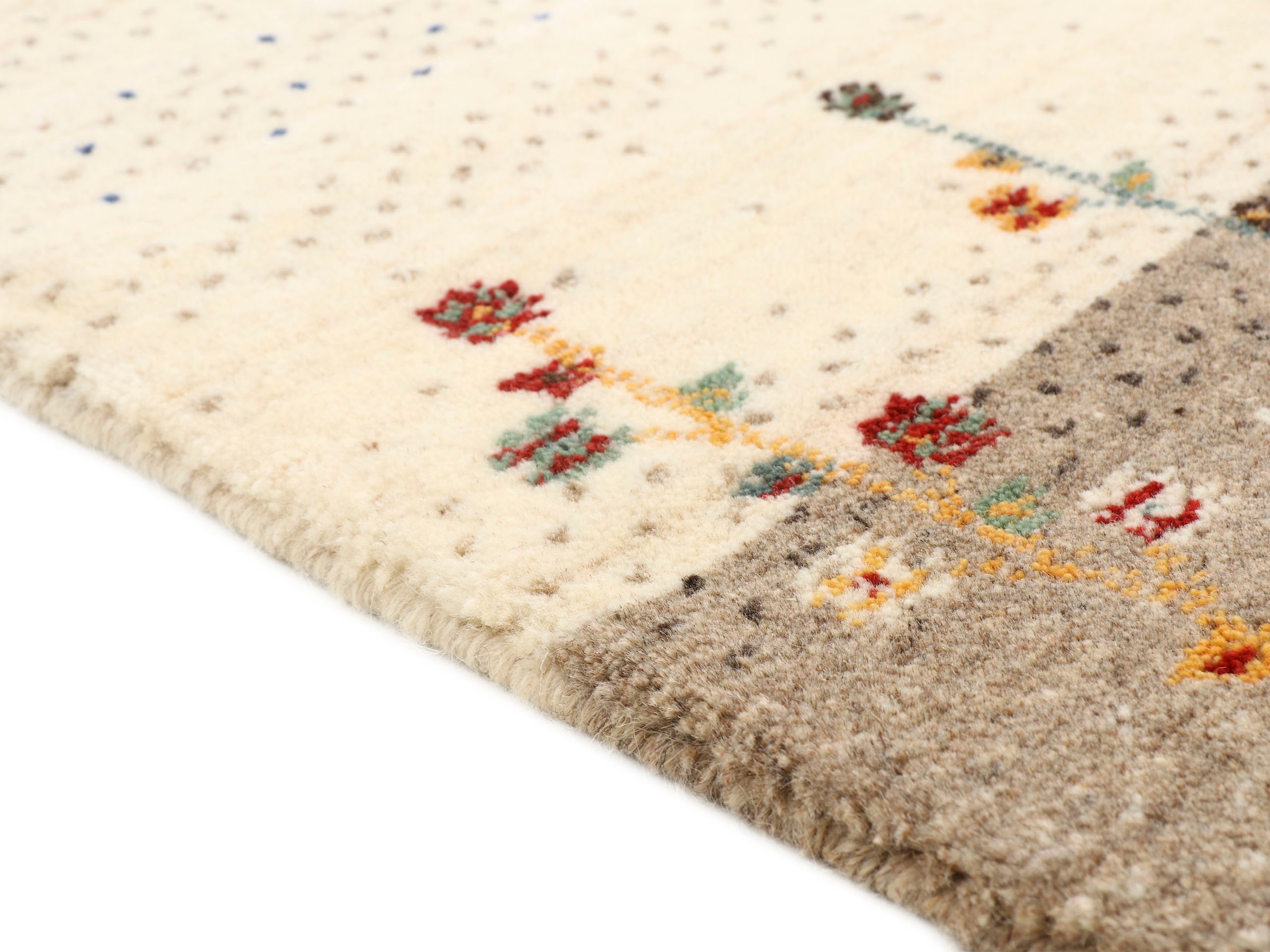 carpetfine Wollteppich »Gabbeh Loom Lori«, weicher kaufen Raten reine Wohnzimmer Flor, rechteckig, Wolle, sehr auf