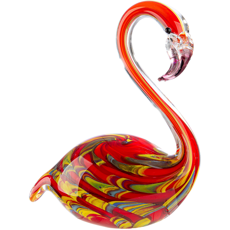 CASABLANCA BY GILDE Tierfigur »Figur Vogel Flamingo mehrfarbig H. 17 cm« mehrfarbig