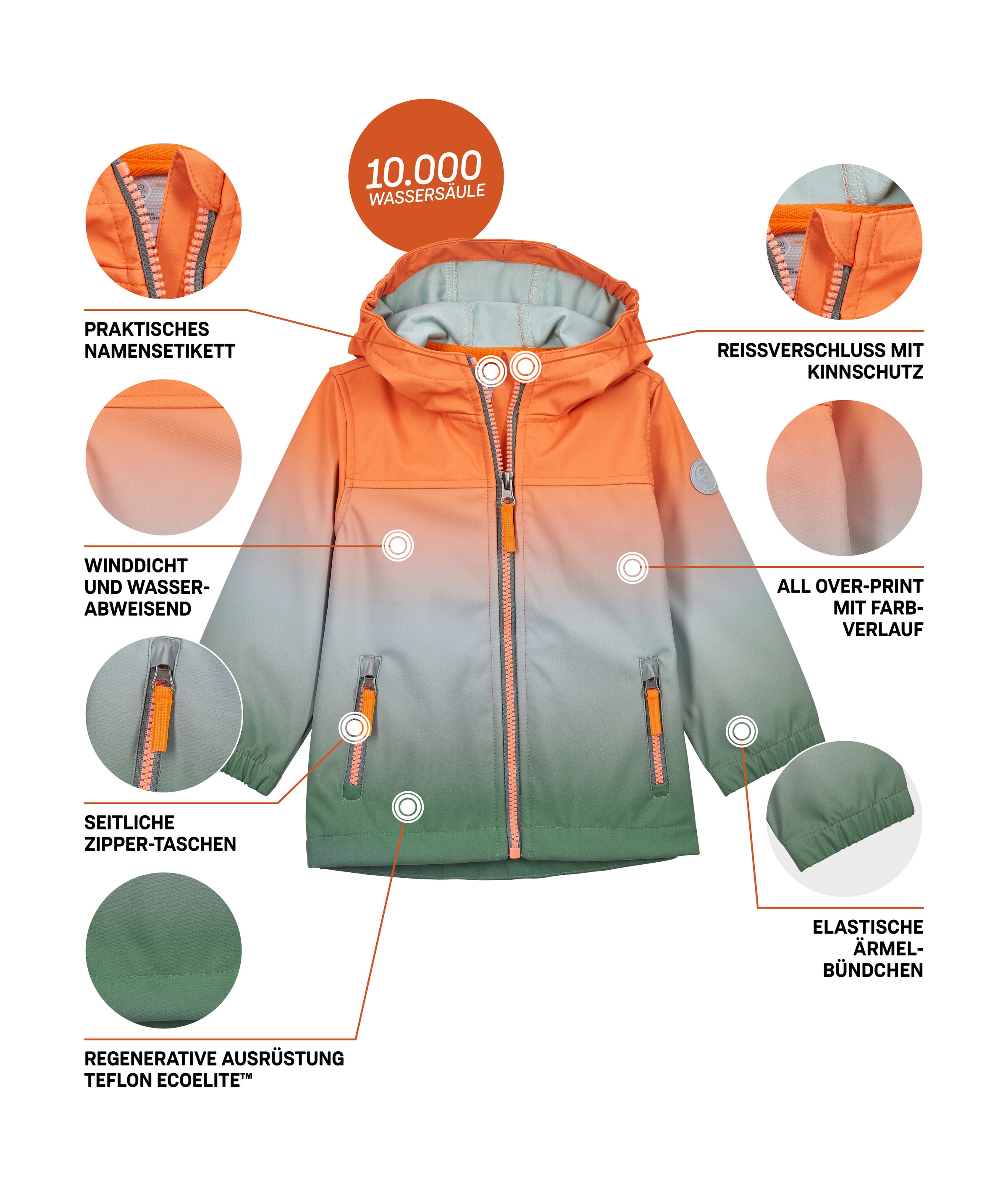 first instinct by killtec Softshelljacke »FIOS 5 MNS SFTSHLL JCKT« Winddichte, wasserabweisende Softshelljacke mit Kinnschutz