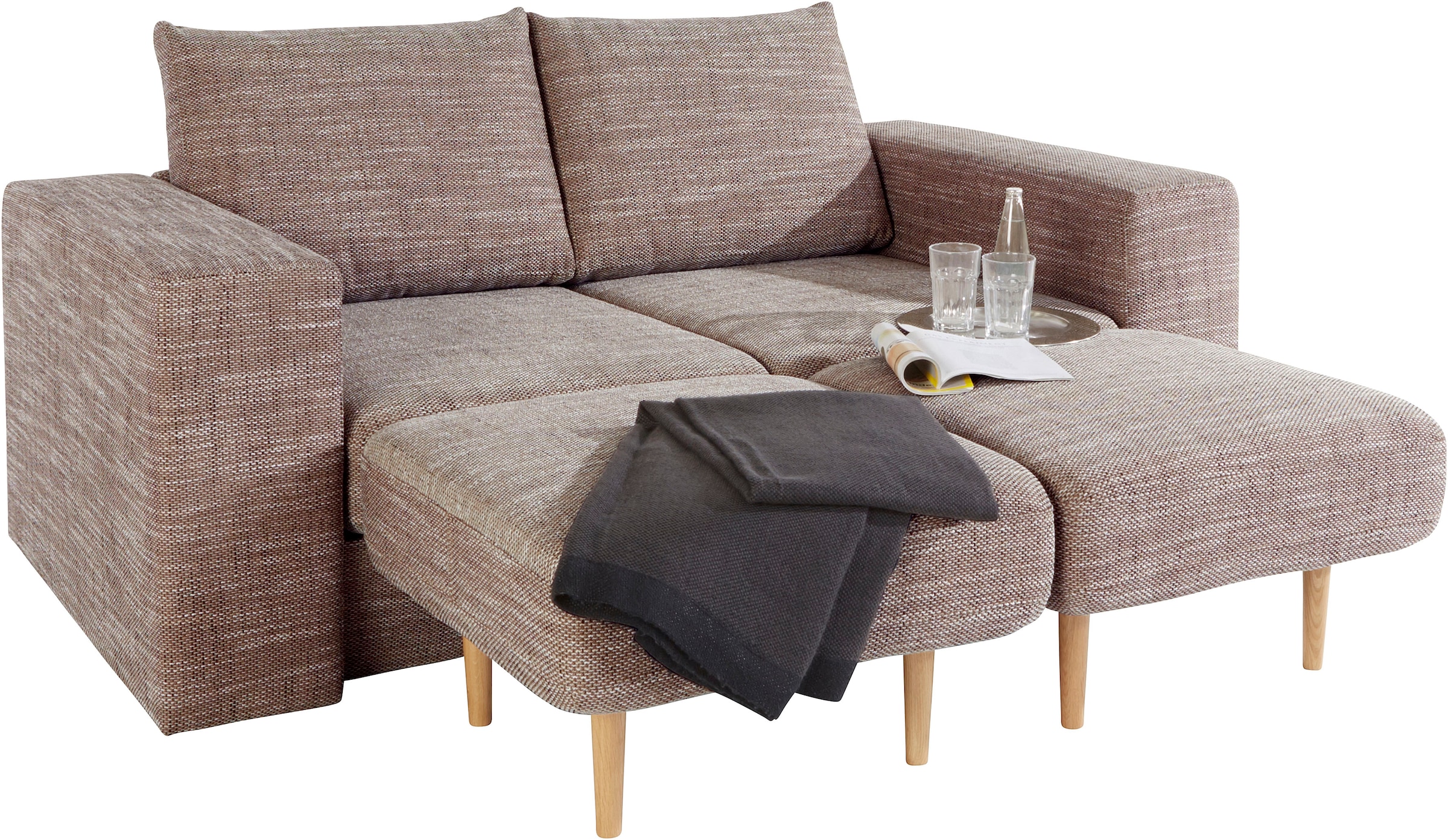 LOOKS by Wolfgang Joop 2,5-Sitzer »Looksv« Verwandlungssofa: aus Sofa wird Sofa mit 2 Hockern