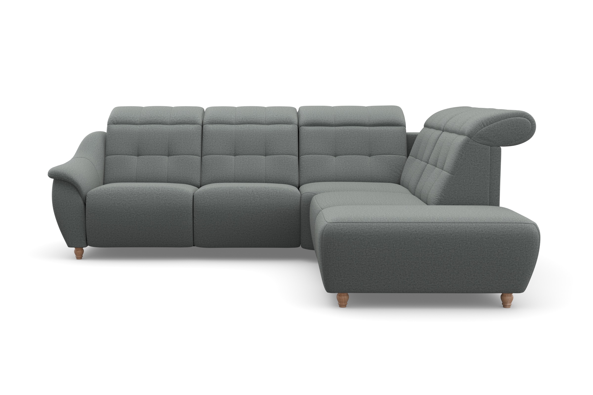 Home affaire Ecksofa »Boston L-Form«, Kopfteilverstellung an jeder Sitzfläc günstig online kaufen