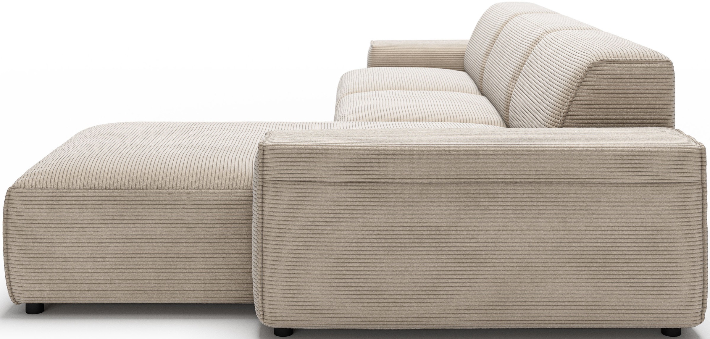 andas Ecksofa »Glimminge auch in Breitcord, Feincord, Bouclé + Easy care-Bezug«, L-Form, Breite 294, Zierkissen