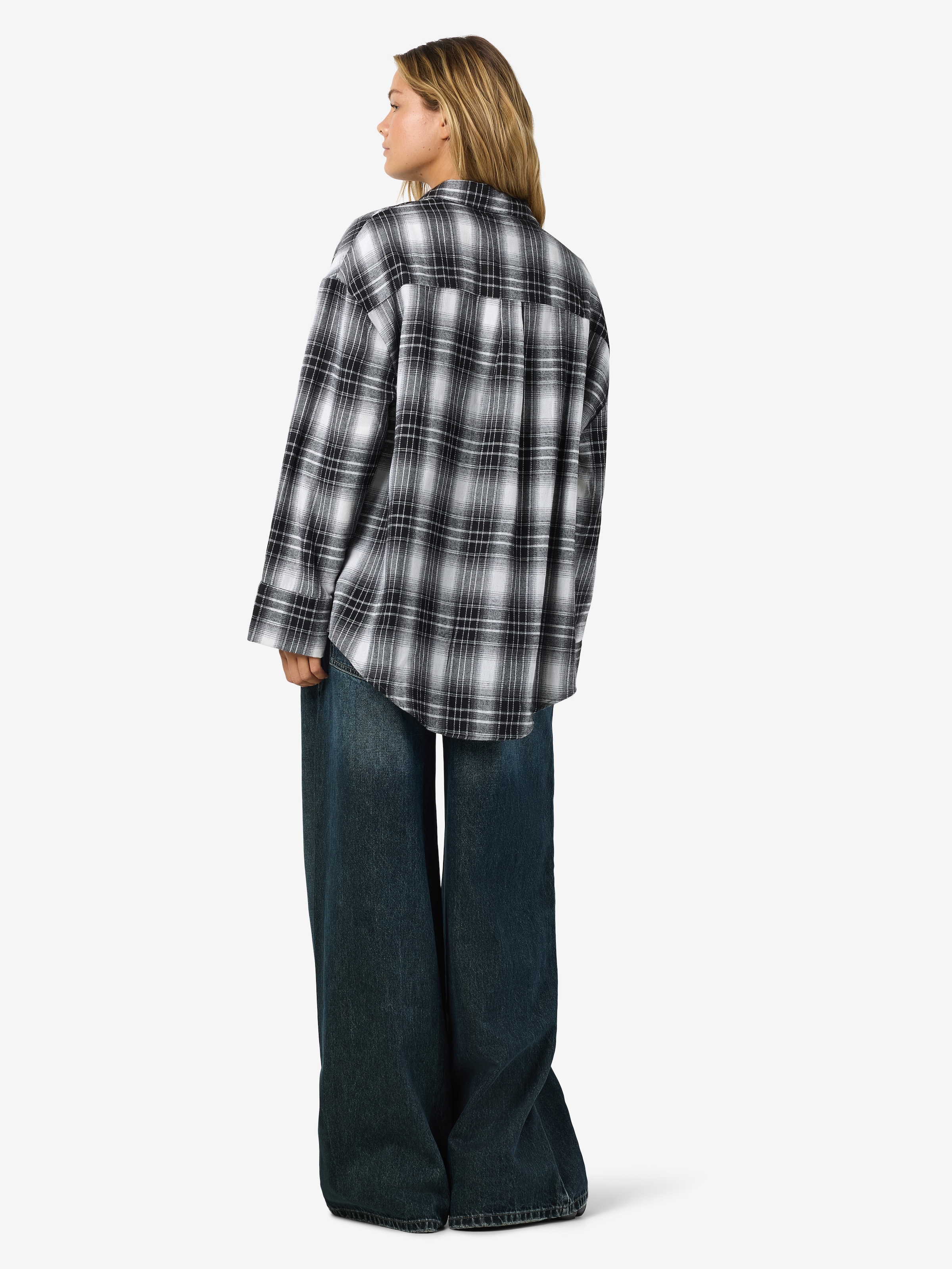 Noisy may Karobluse »NMZOE L/S CHECK SHIRT WVN NOOS« Baumwollmischung