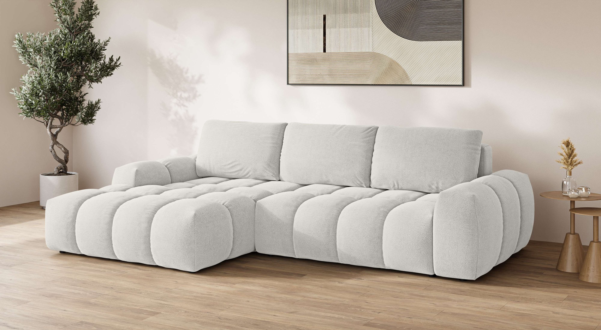 INOSIGN Ecksofa »AZITA klein optionale Schlafsofa mit Bettkasten, B/T/H: 27 günstig online kaufen