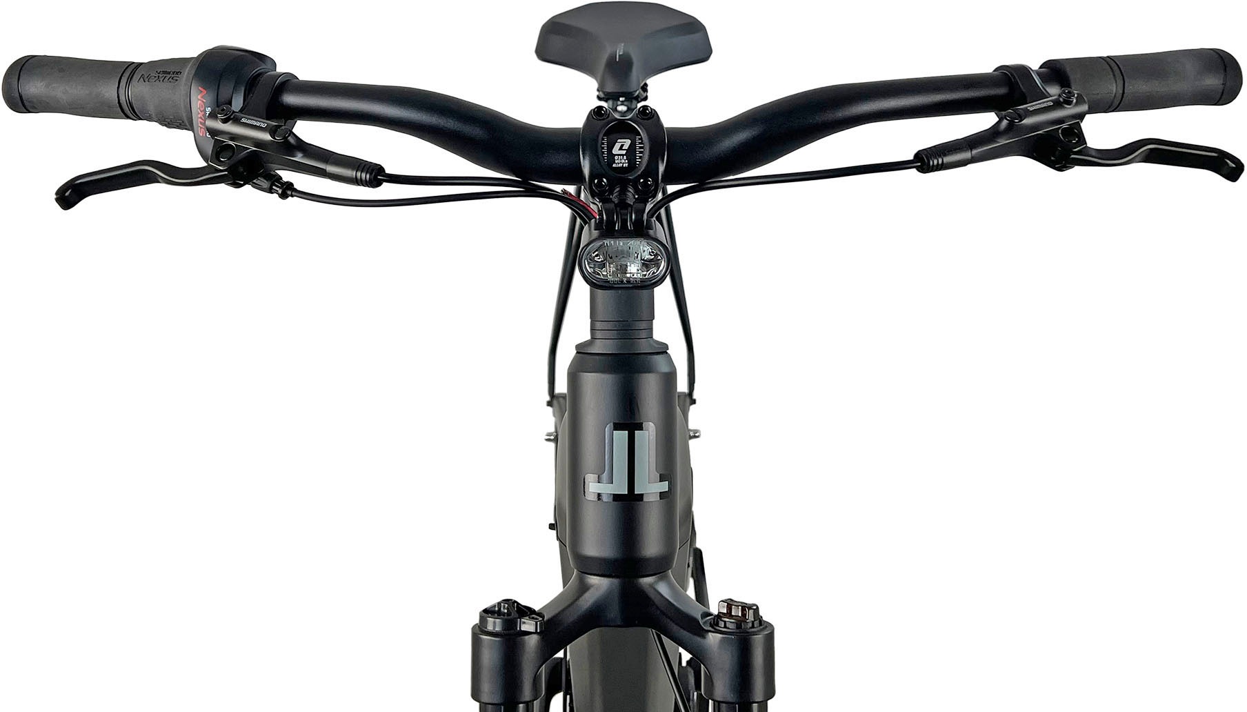 LLobe E-Bike »CityVenture E-Bike 27,5" Vermont MM, schwarz«, 7 Gang, Mittelmotor 250 W