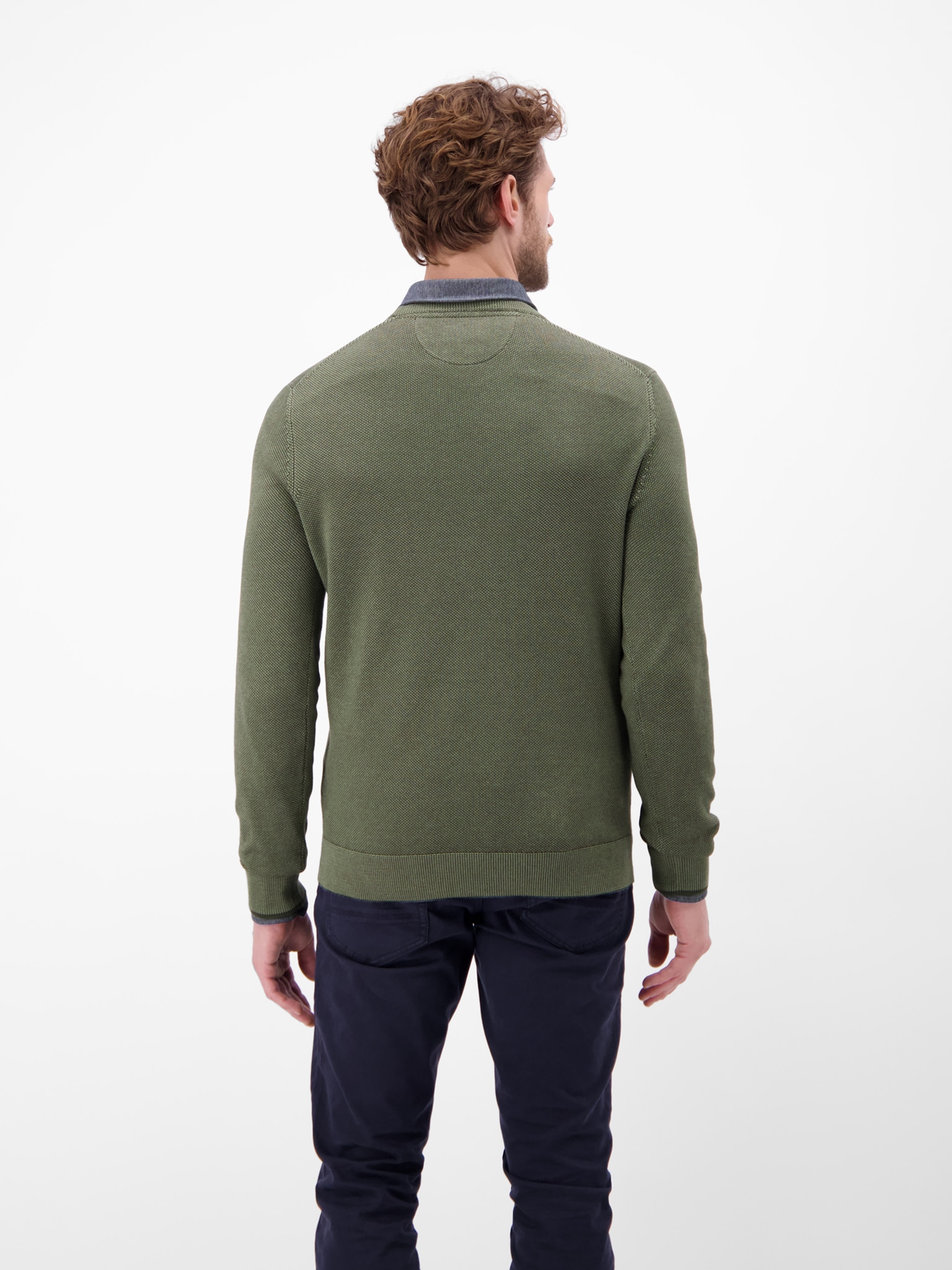 LERROS Strickpullover mit Rippbündchen