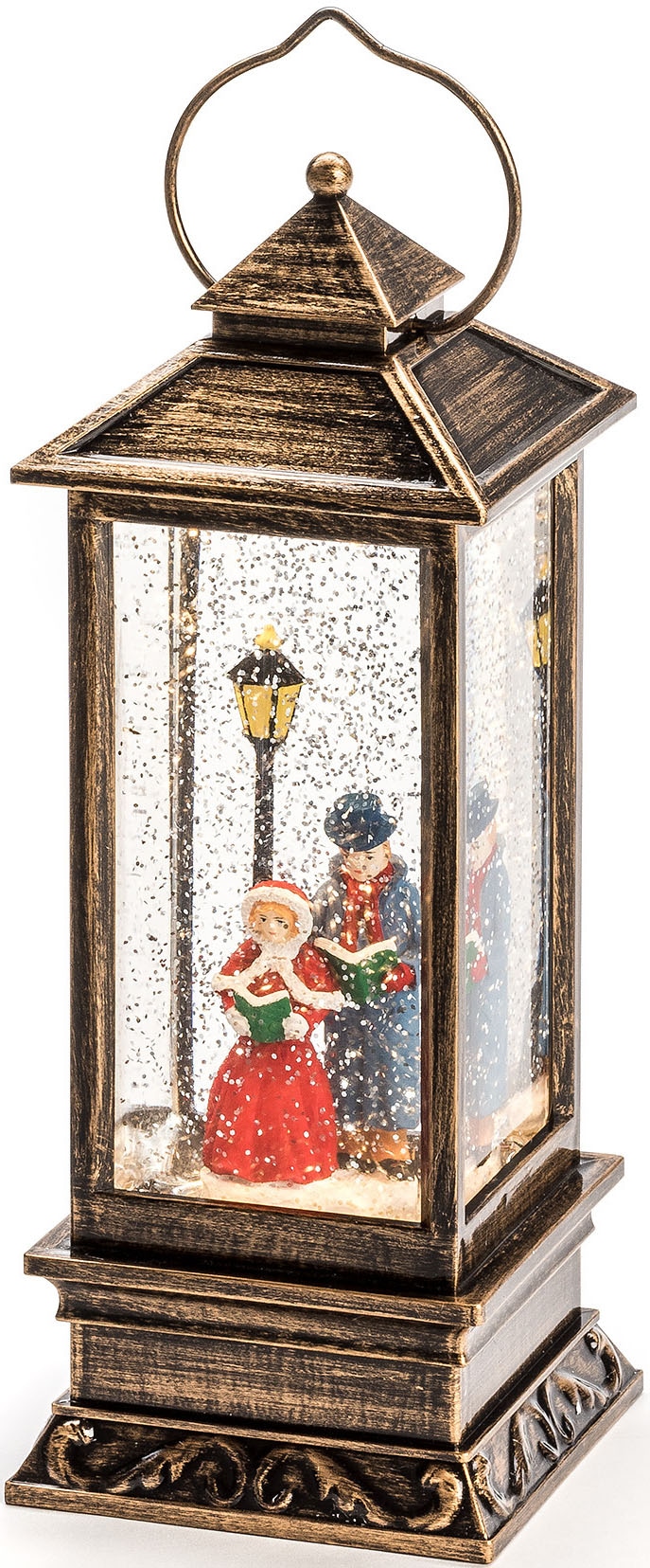 KONSTSMIDE LED Dekolicht »Weihnachtsdeko«, 1 flammig-flammig, LED  Schneelaterne Charles Dickens Style für Innen, wassergefüllt auf Raten  bestellen